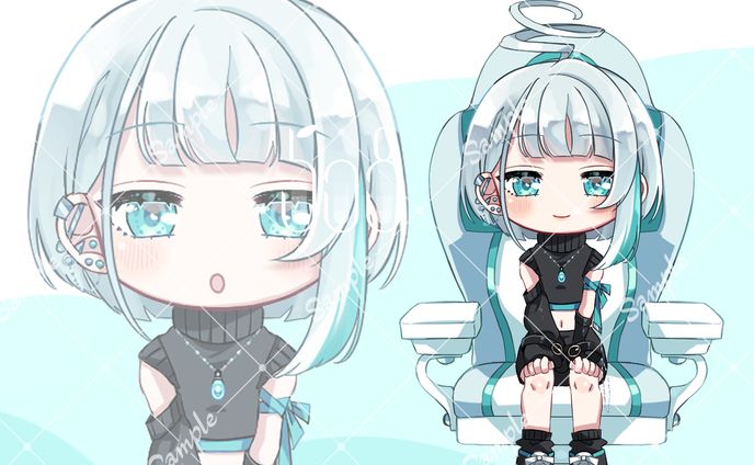 たなまこ様　待機画面用SDイラスト