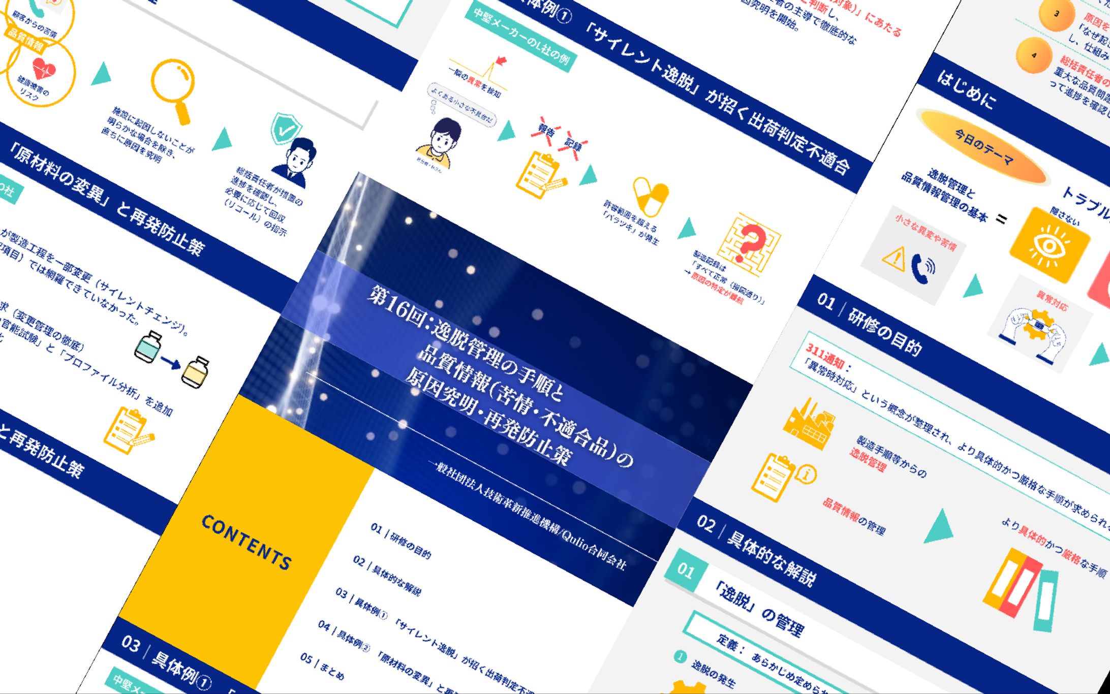 スライド ｜品質研修ラボ（健康食品GMP第16回）-1