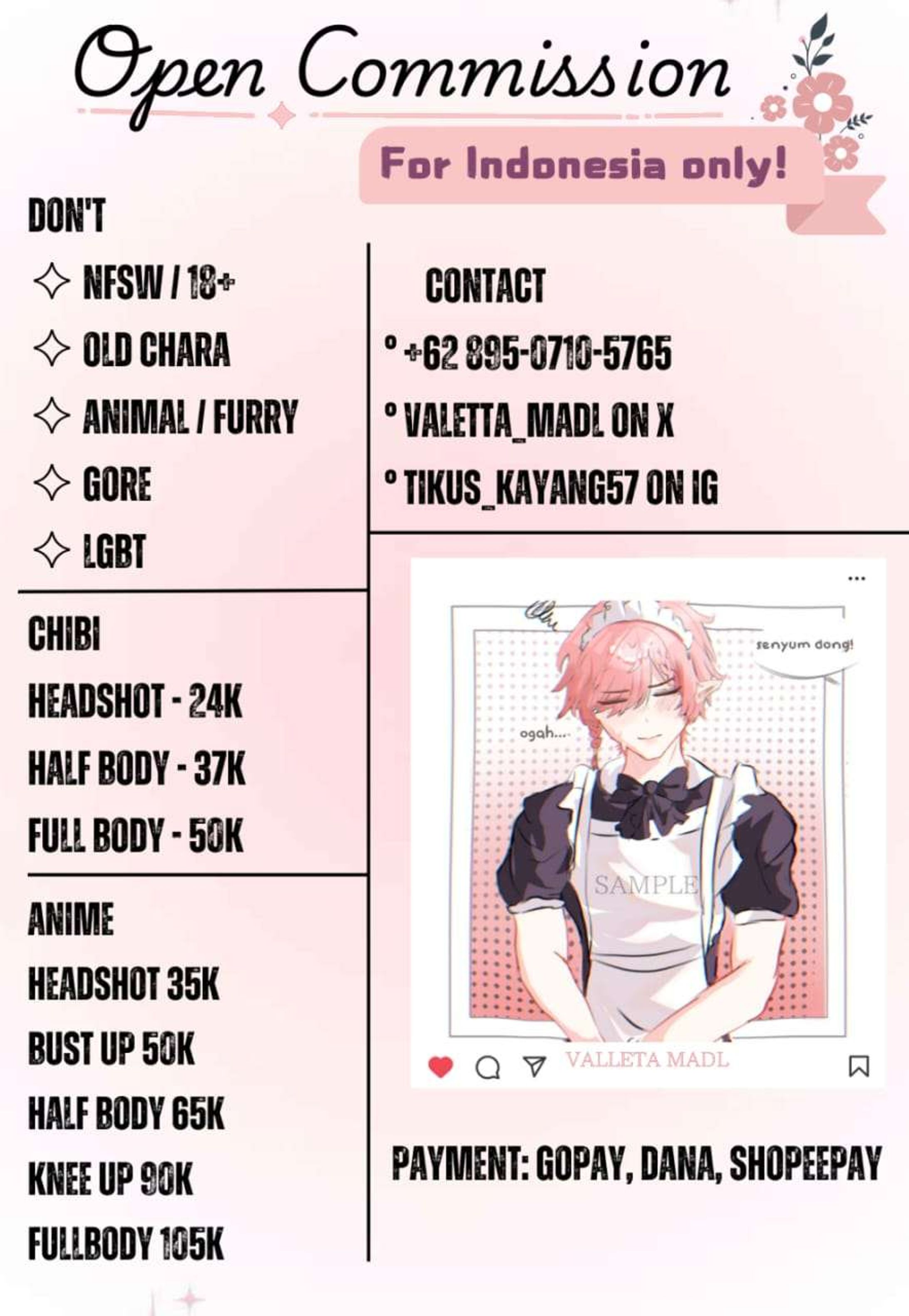 Price list commission-1