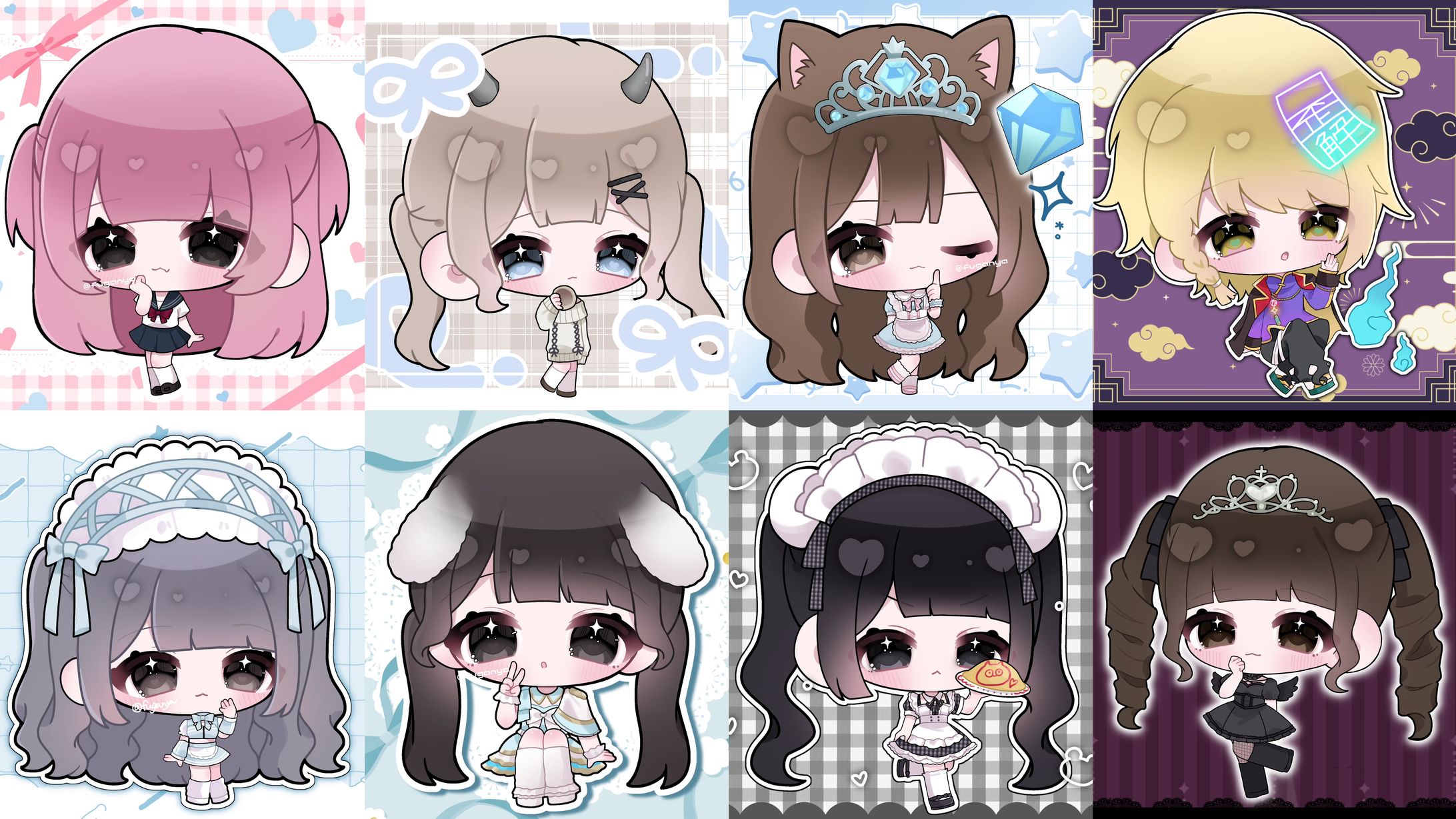 commission デフォルメまとめ-1