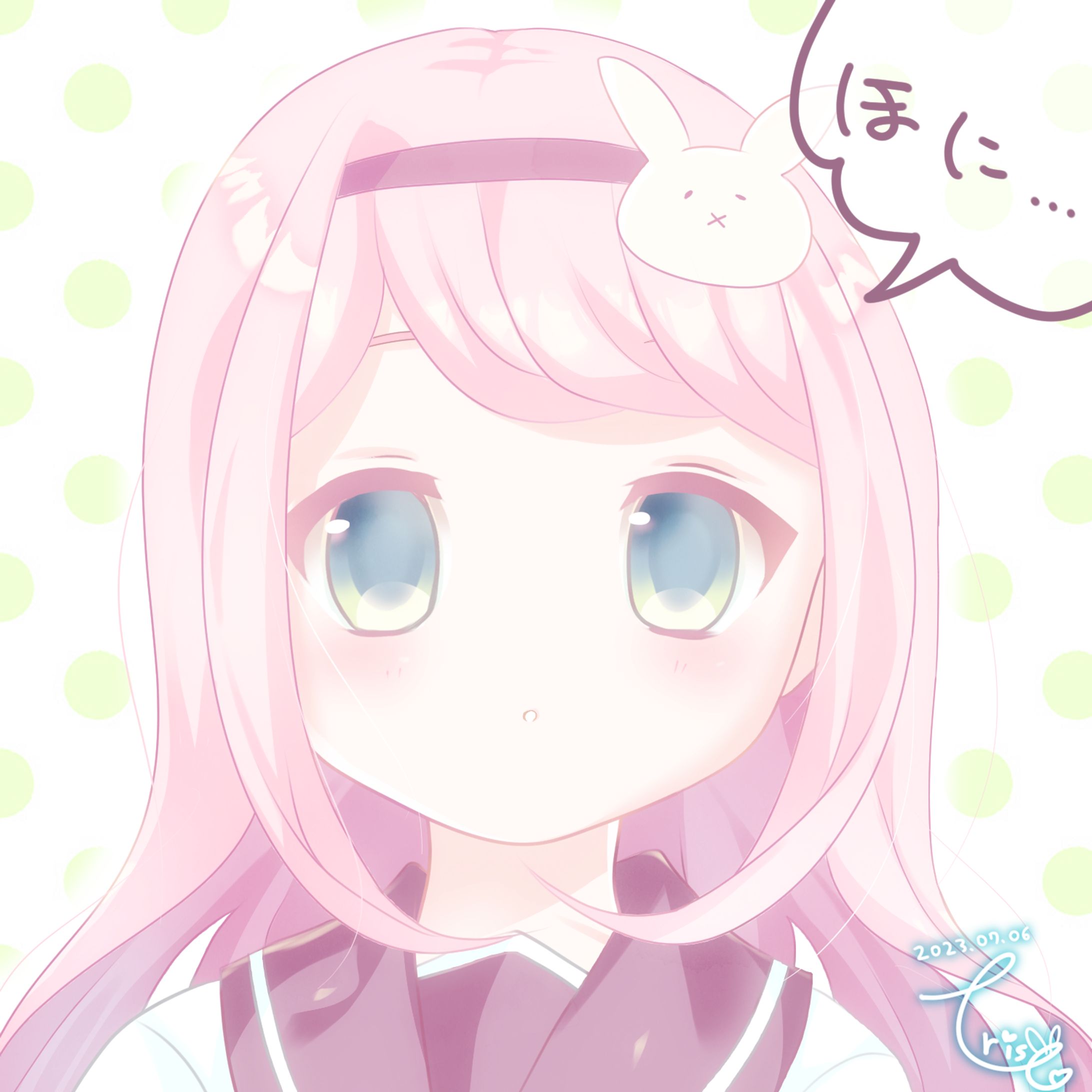 イラスト（創作女の子）-1