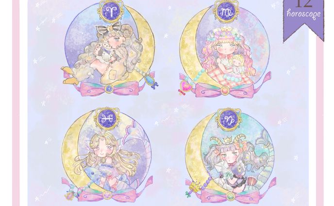 星座カットイラスト