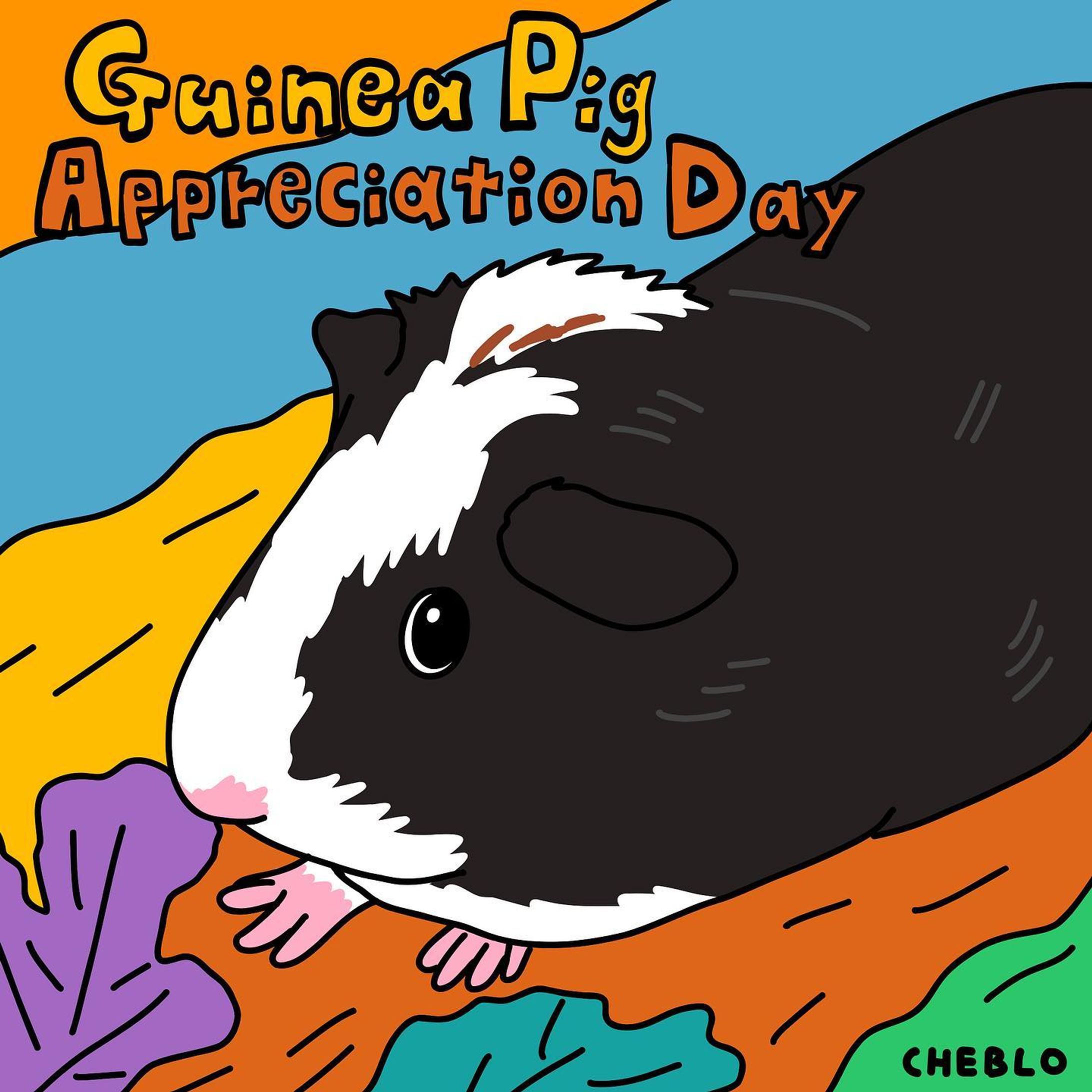 🐹モルズに感謝🐹

今日7月16日は

「Guinea Pig Appreciation Day（#モルモット感謝の日）」🎉

#guineapigappreciationday  #guineapig #animal #illustration #illustrator #pic #love #モルモット #絵 #イラストレーター #イラスト #小動物 #動物 #colorful #カラフル #pop #art-1