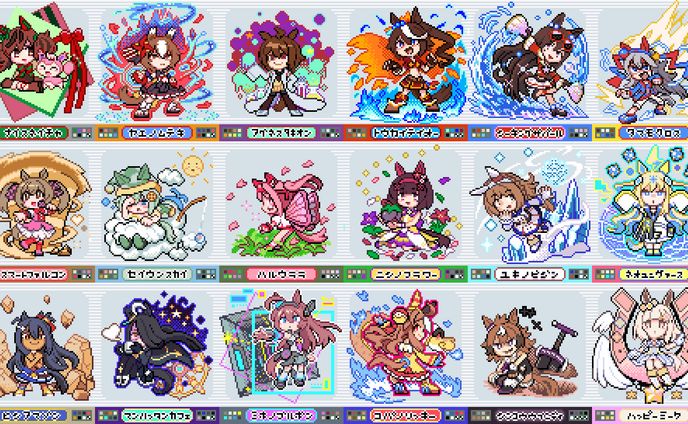 ケモ耳、ドット絵