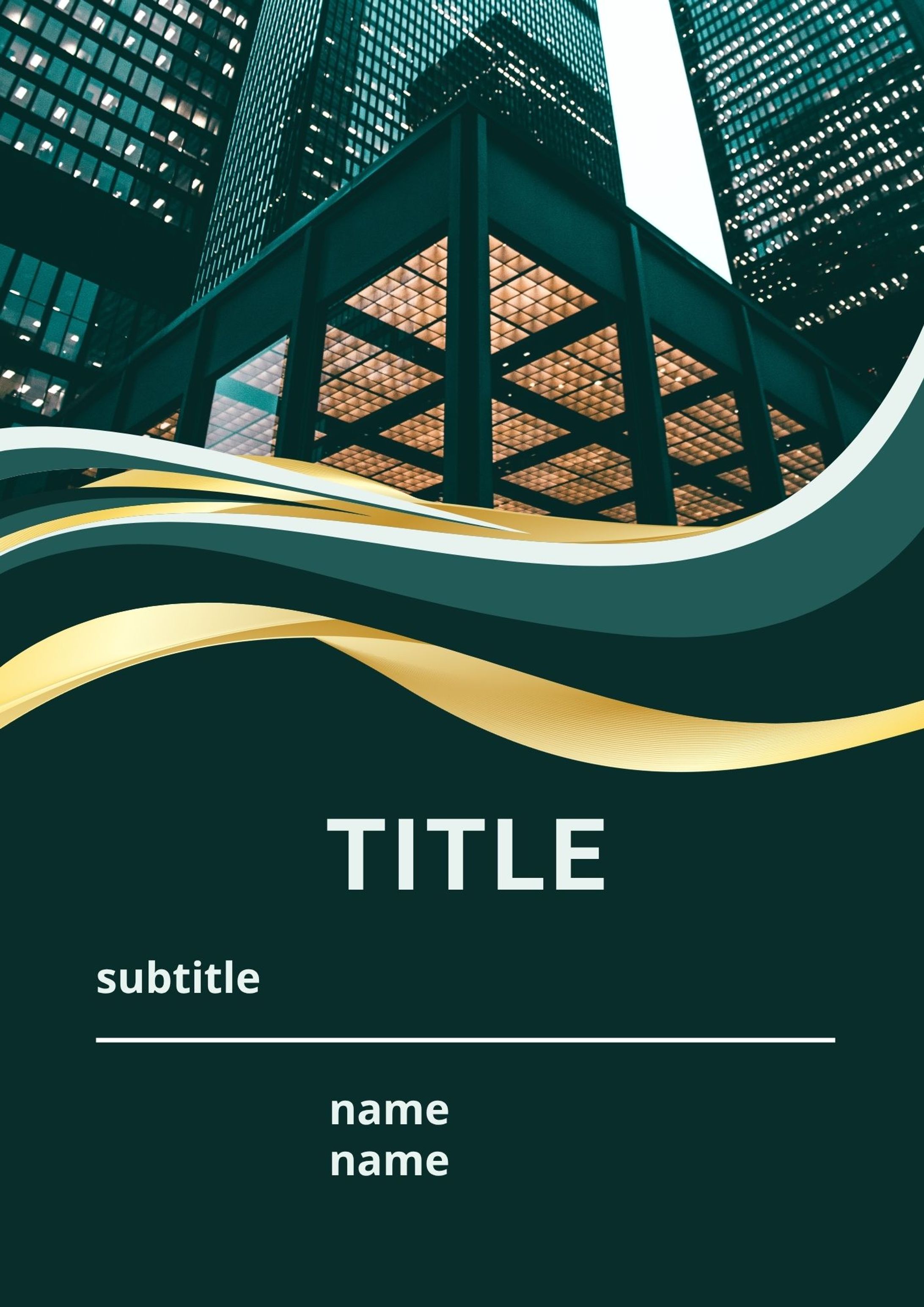 ＜表紙＞A4縦　教材表紙デザイン-1