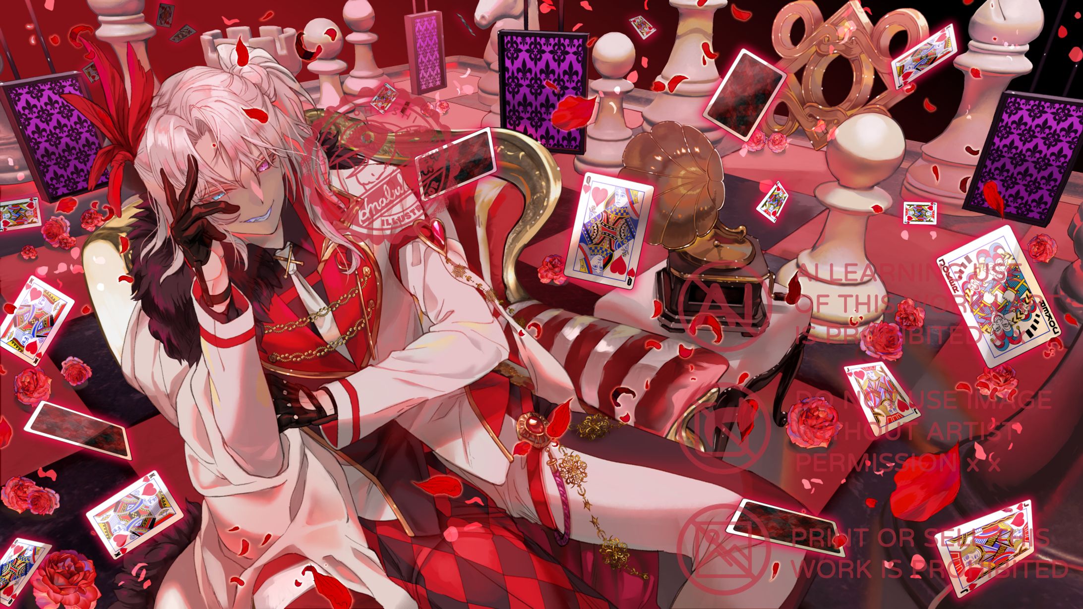 【ハウル様】クイーンオブハートMVイラスト-1