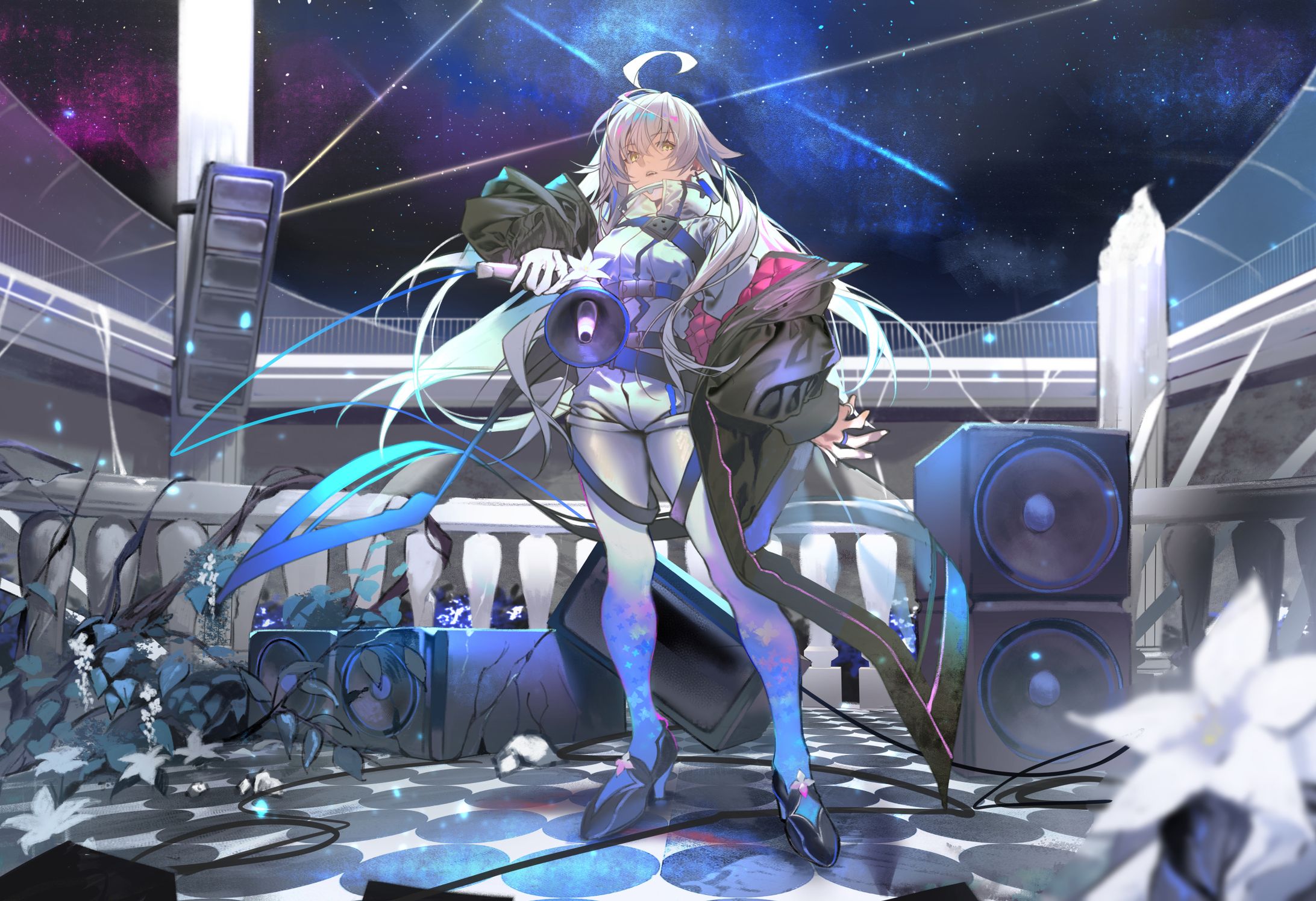 【お仕事】CosmoNote様　『StarLight feat.綺良雪』MVイラスト-1