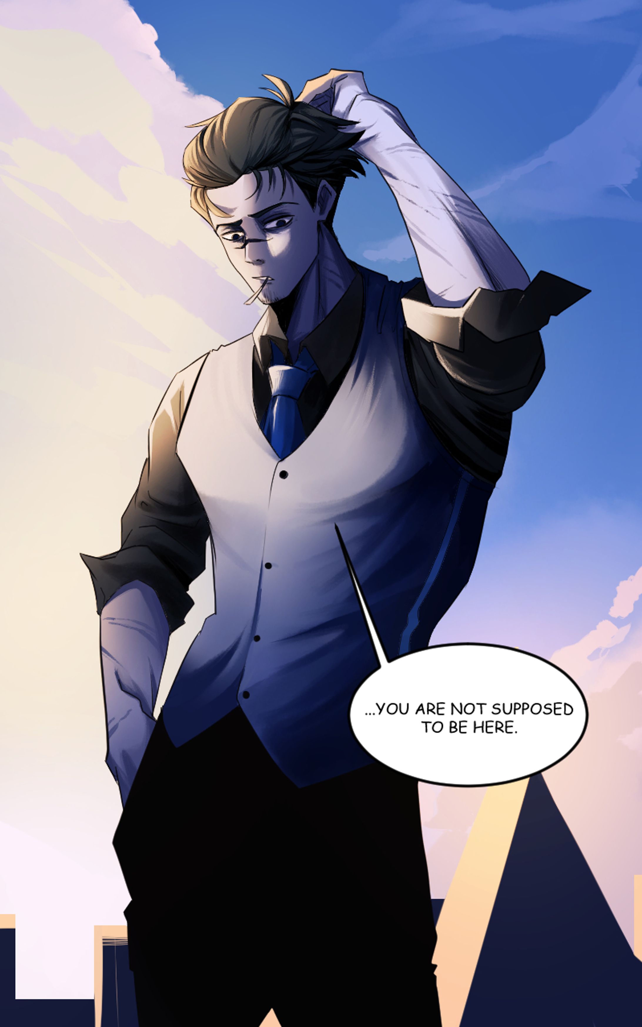 A guard (webtoon panel)-1