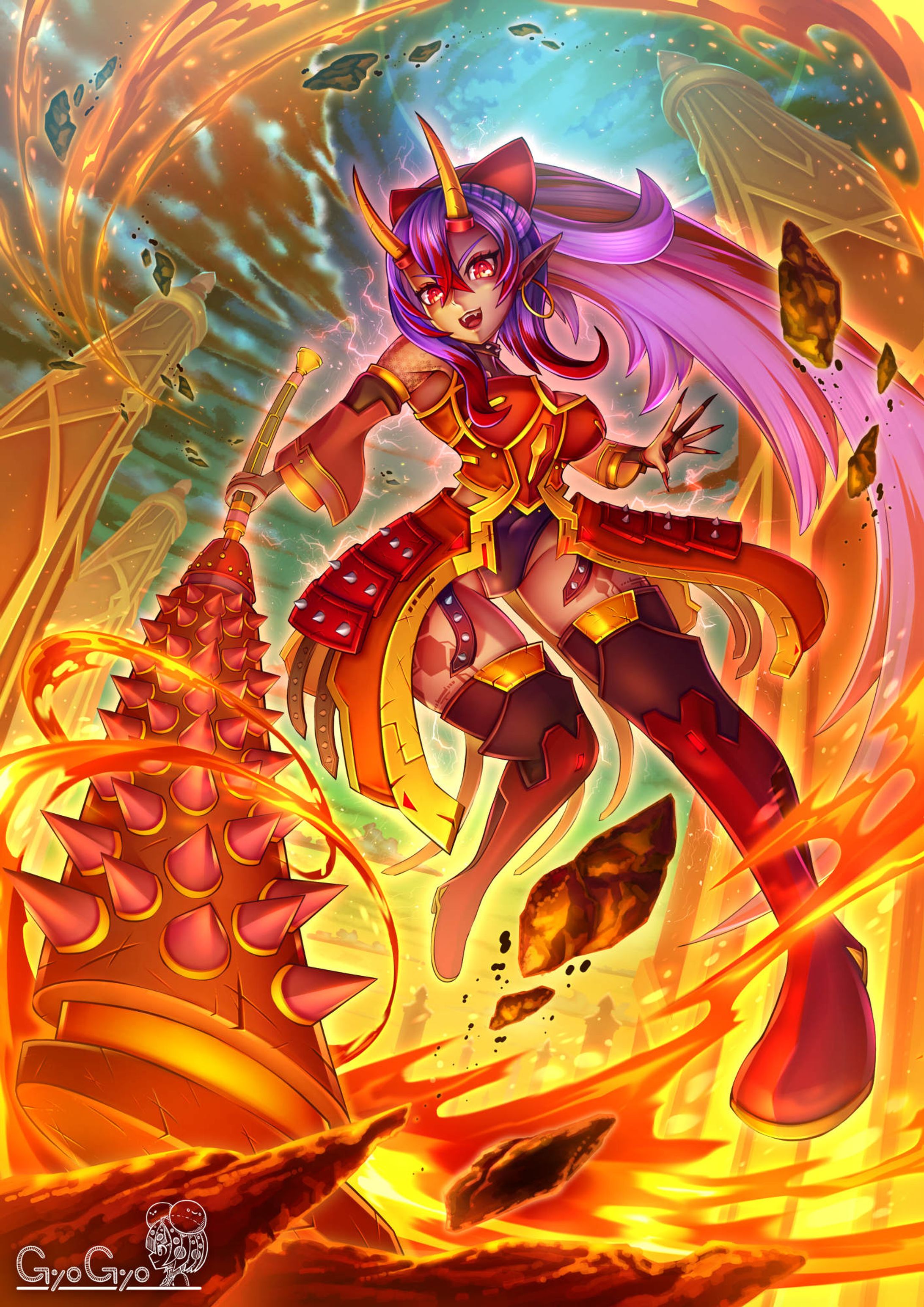 炎属性 紅蓮の鬼姫 タマキ-1