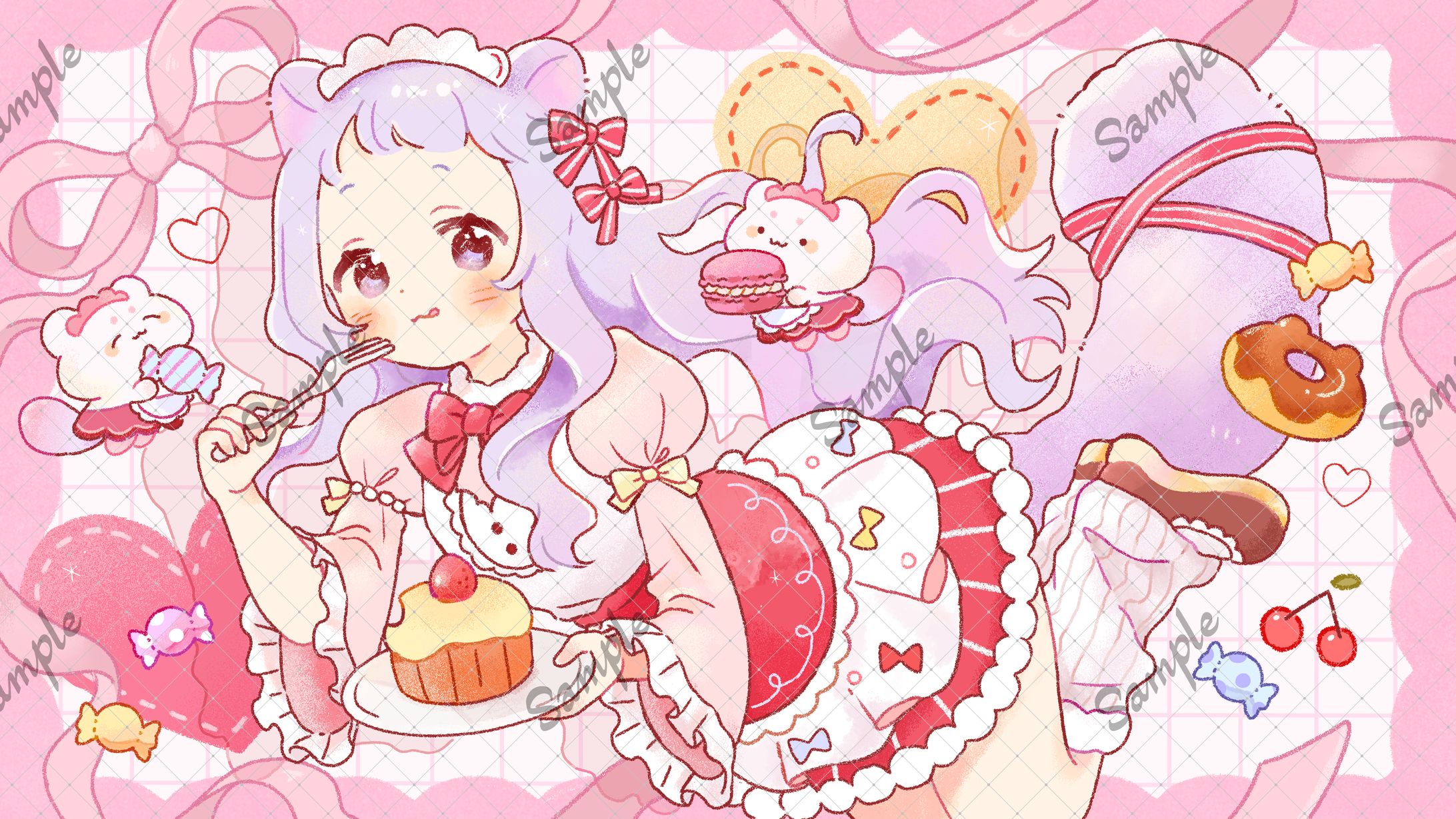 うまき様/cover動画MVイラスト-1