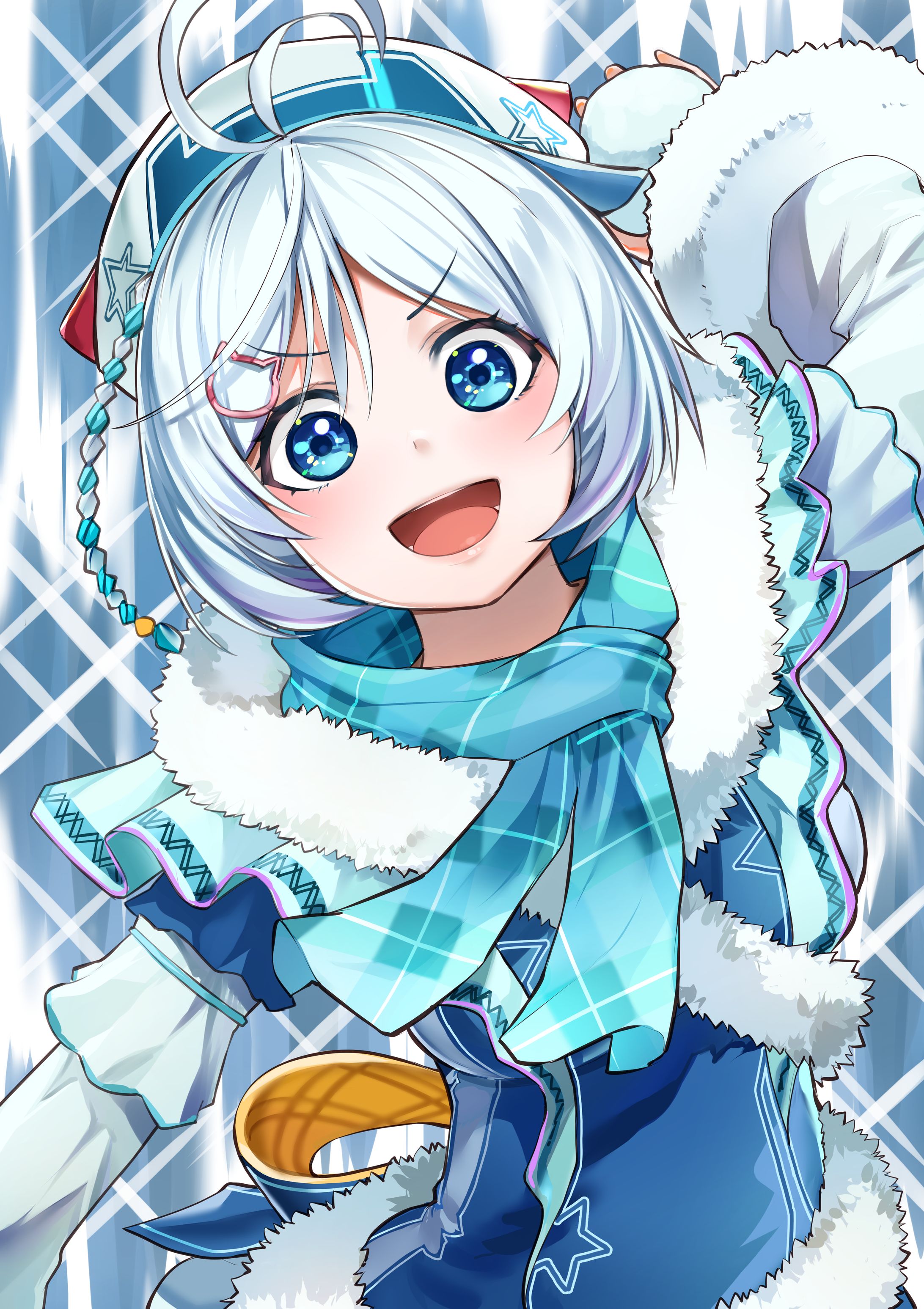 Vtuber電脳少女シロ　直筆イラスト色紙 コミティア151 Cyber Girl Siro 電脳少女シロ