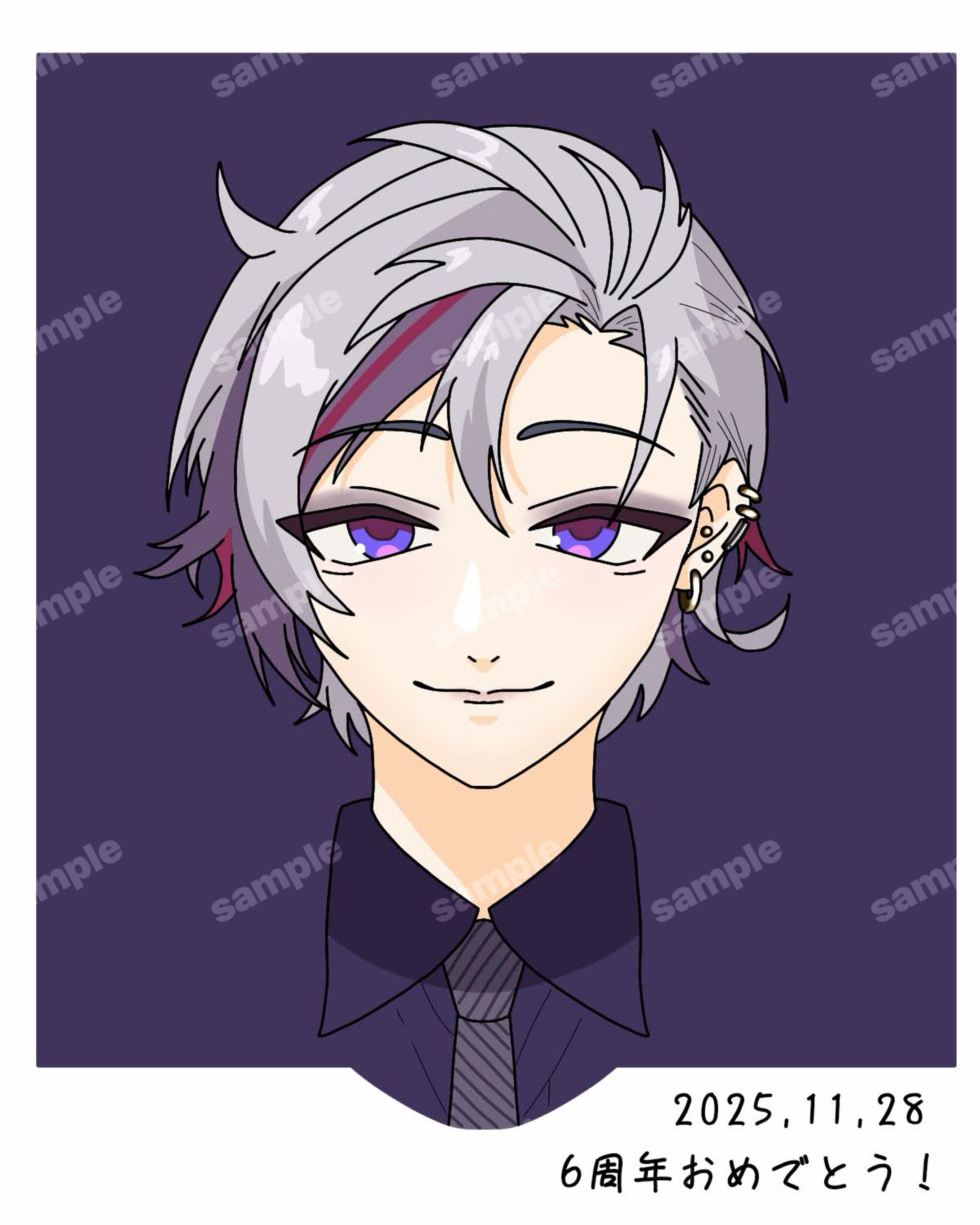 【ファンアート】不破湊 6周年-1