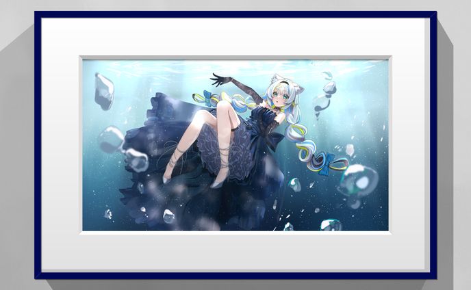 猫 The Sappiness様 / 「深海少女」歌ってみた用イラストレーション