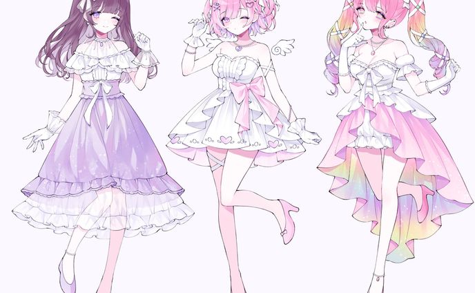 Hot mocaさん、病白めめさん、memellさん「東京サニーパーティ」動画イラスト