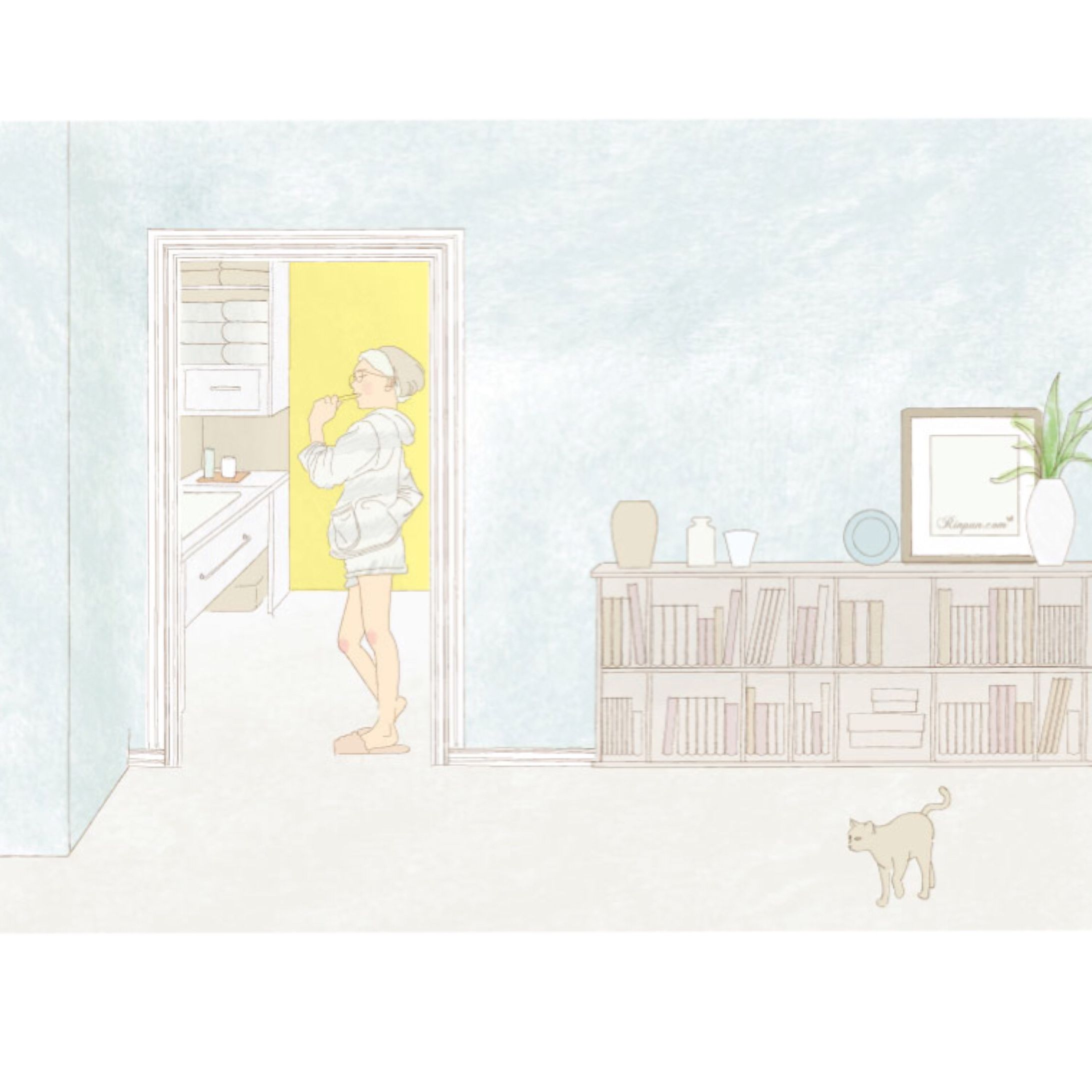 朝の支度-1