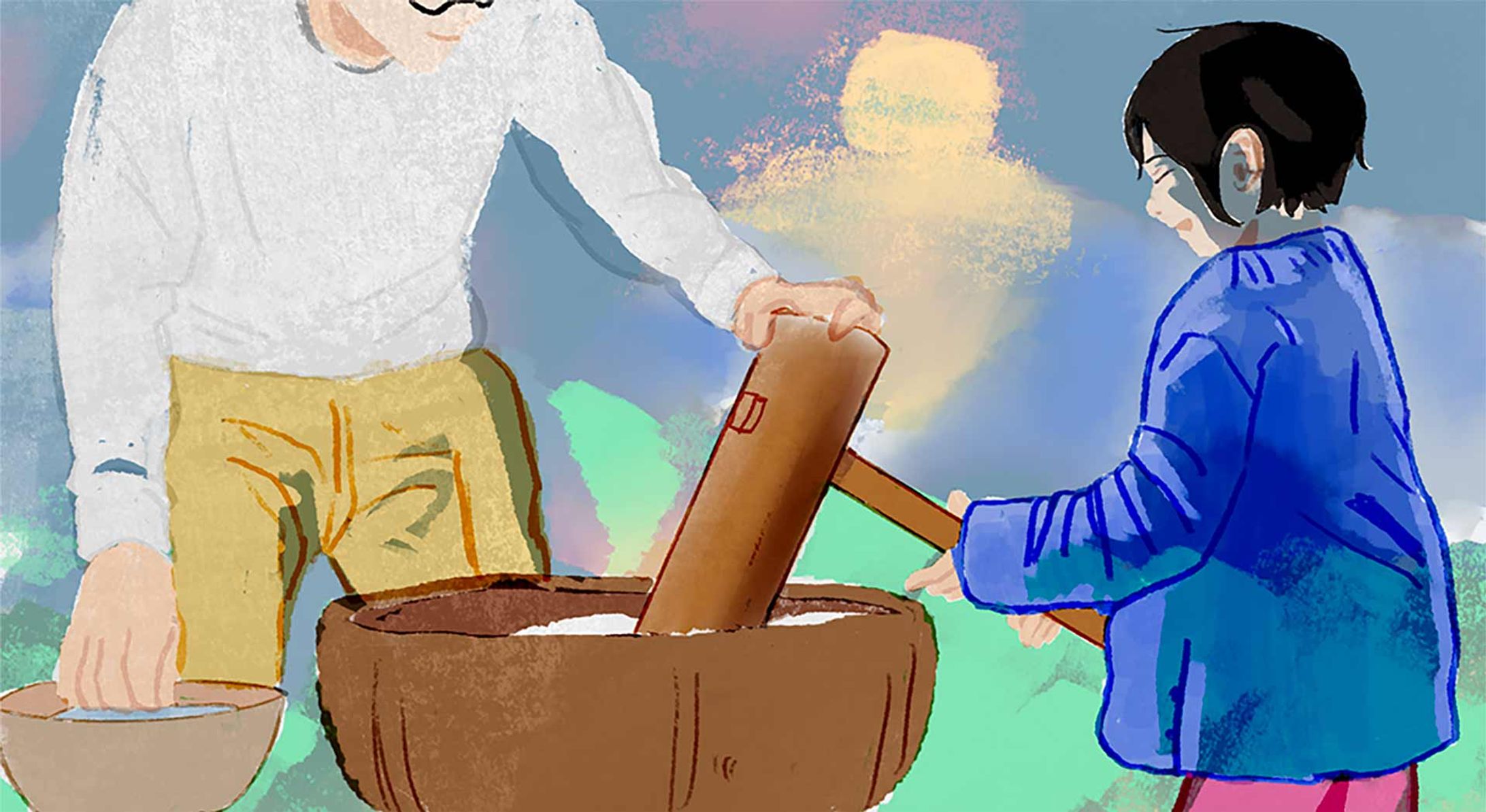 公園内施設案内イラスト（らっこうえん）-1