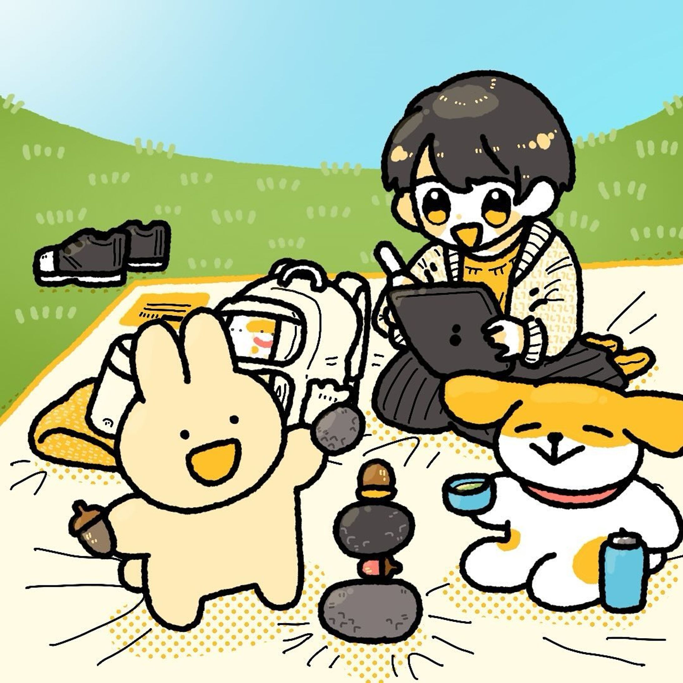 みんなでお絵描きピクニック-1