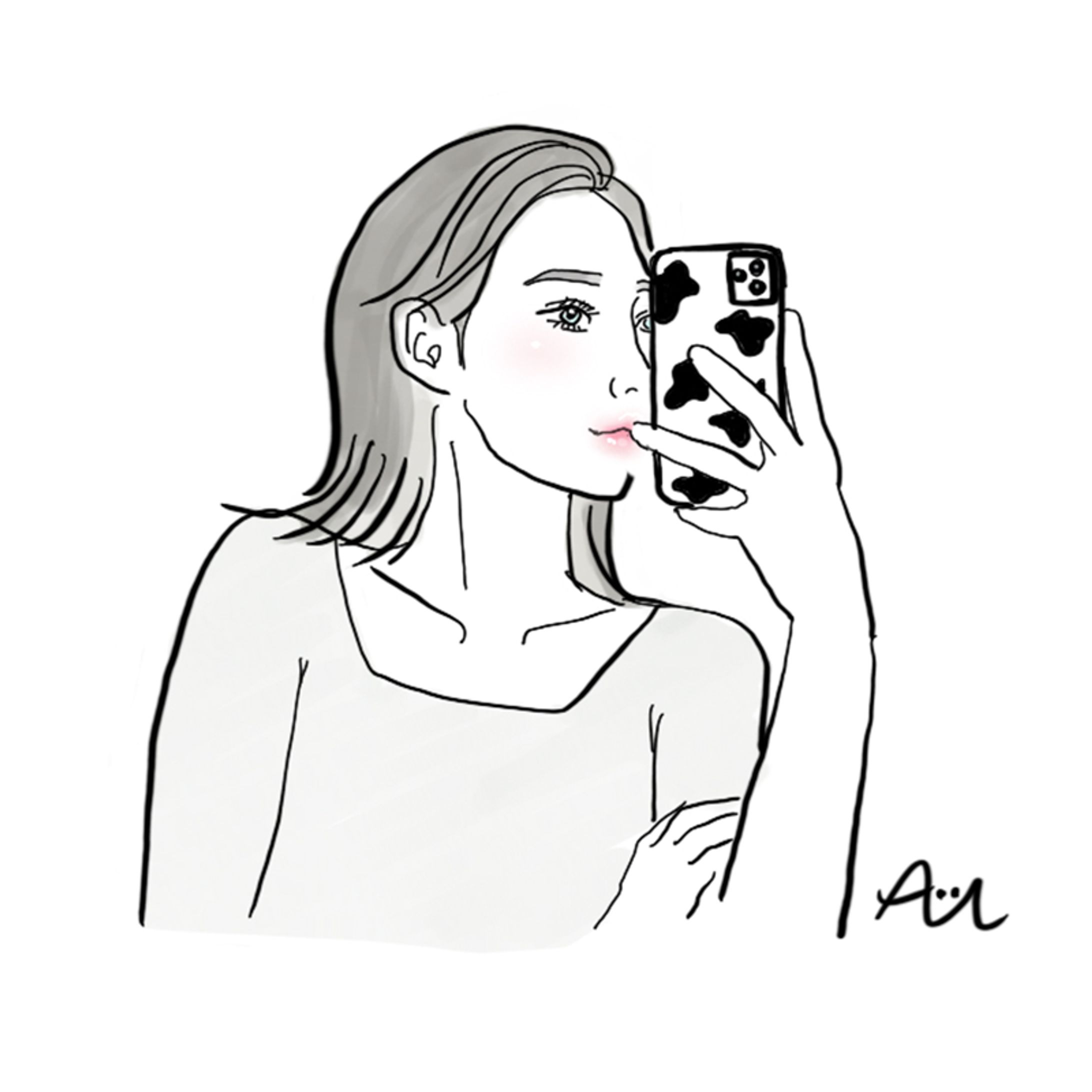 【似顔絵】女性イラスト-1