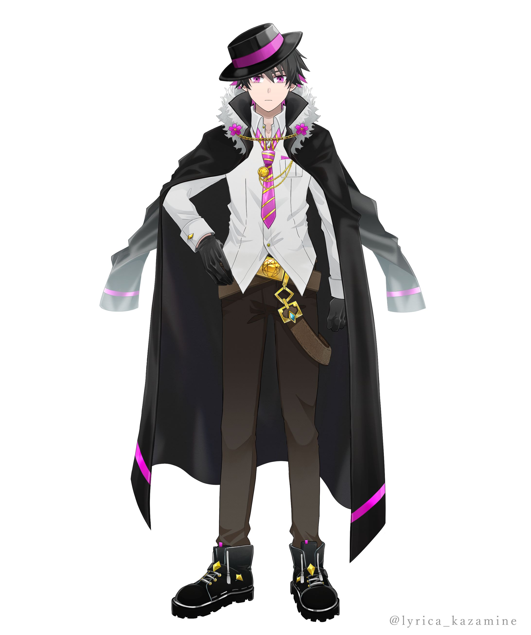 個人VtuberさんのLive2D用立ち絵-1