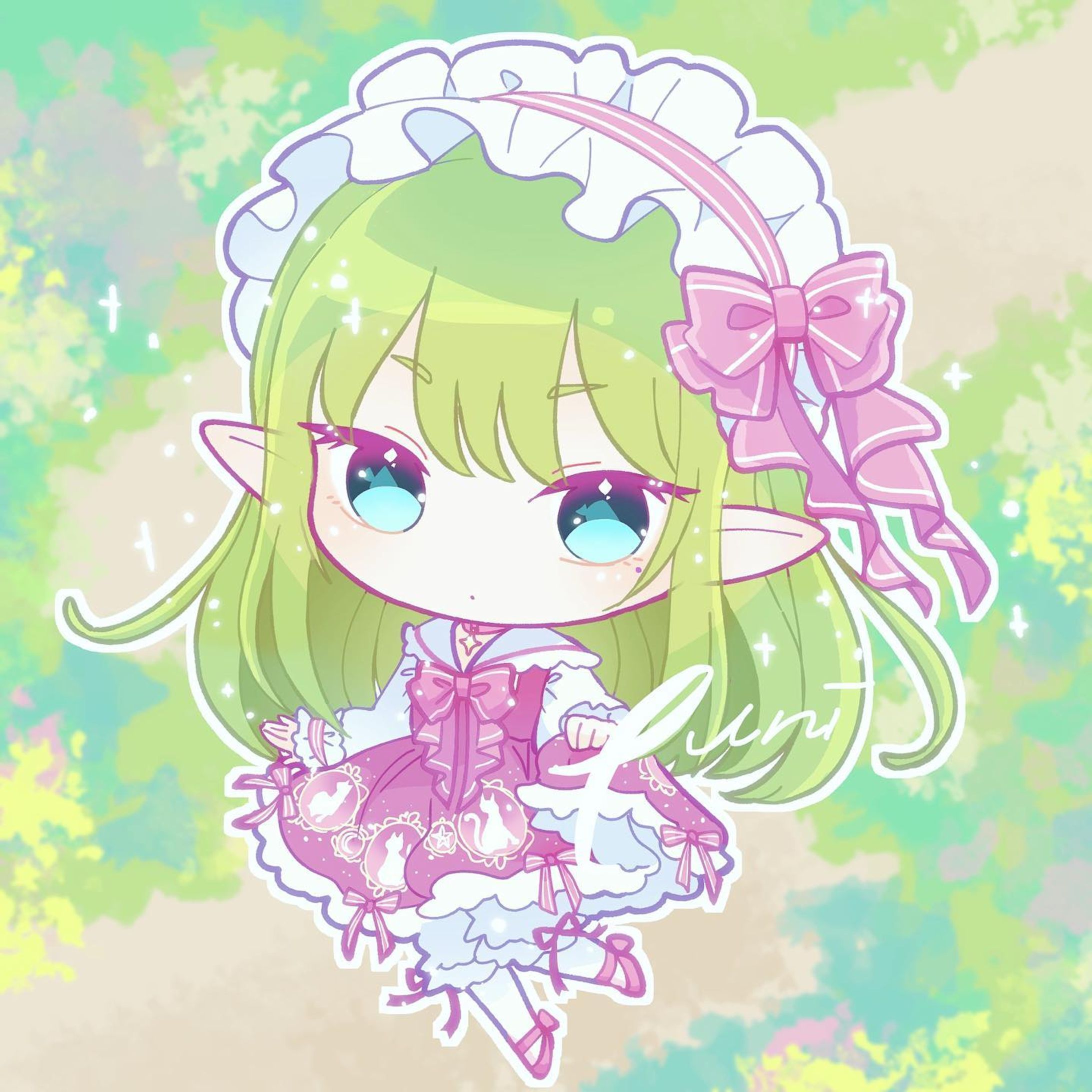 ちびキャラ依頼受け付けてます♪
お気軽にご連絡くださいませ(*´꒳`*)
#chibi 
#illustration 
#kawaii
#有償依頼-1