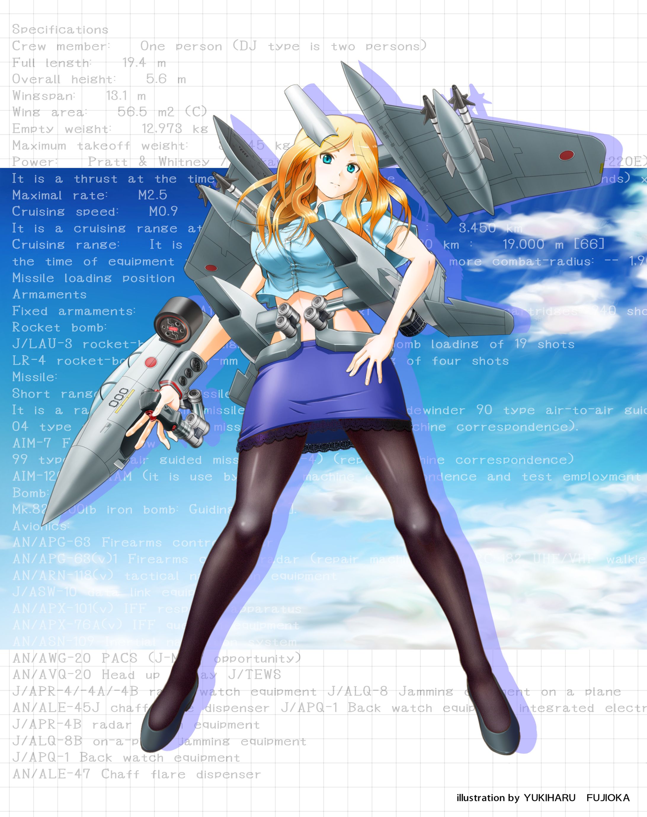 F-15Jイーグル　擬人化-1