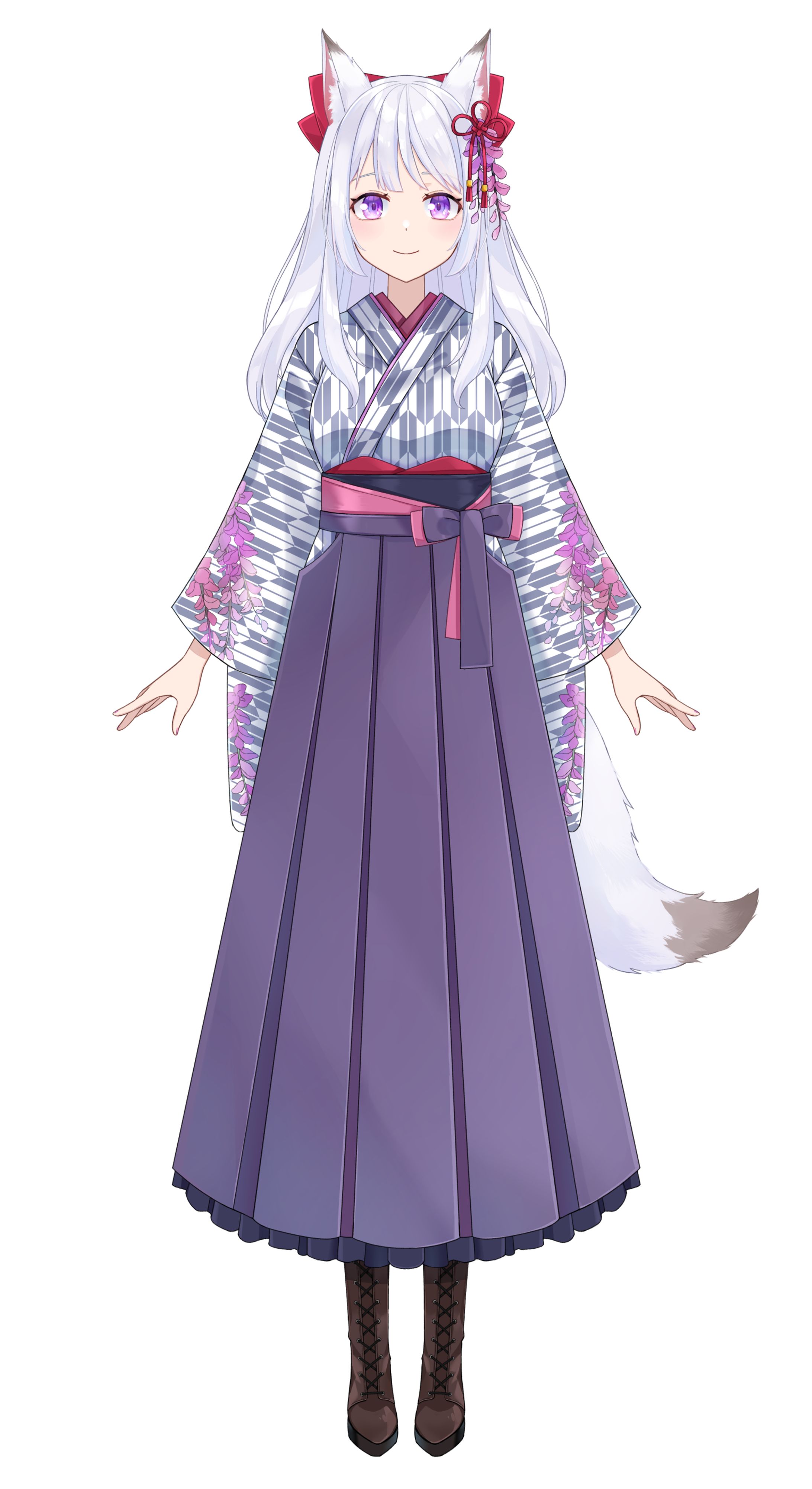 狐乃崎紫織　立ち絵-1