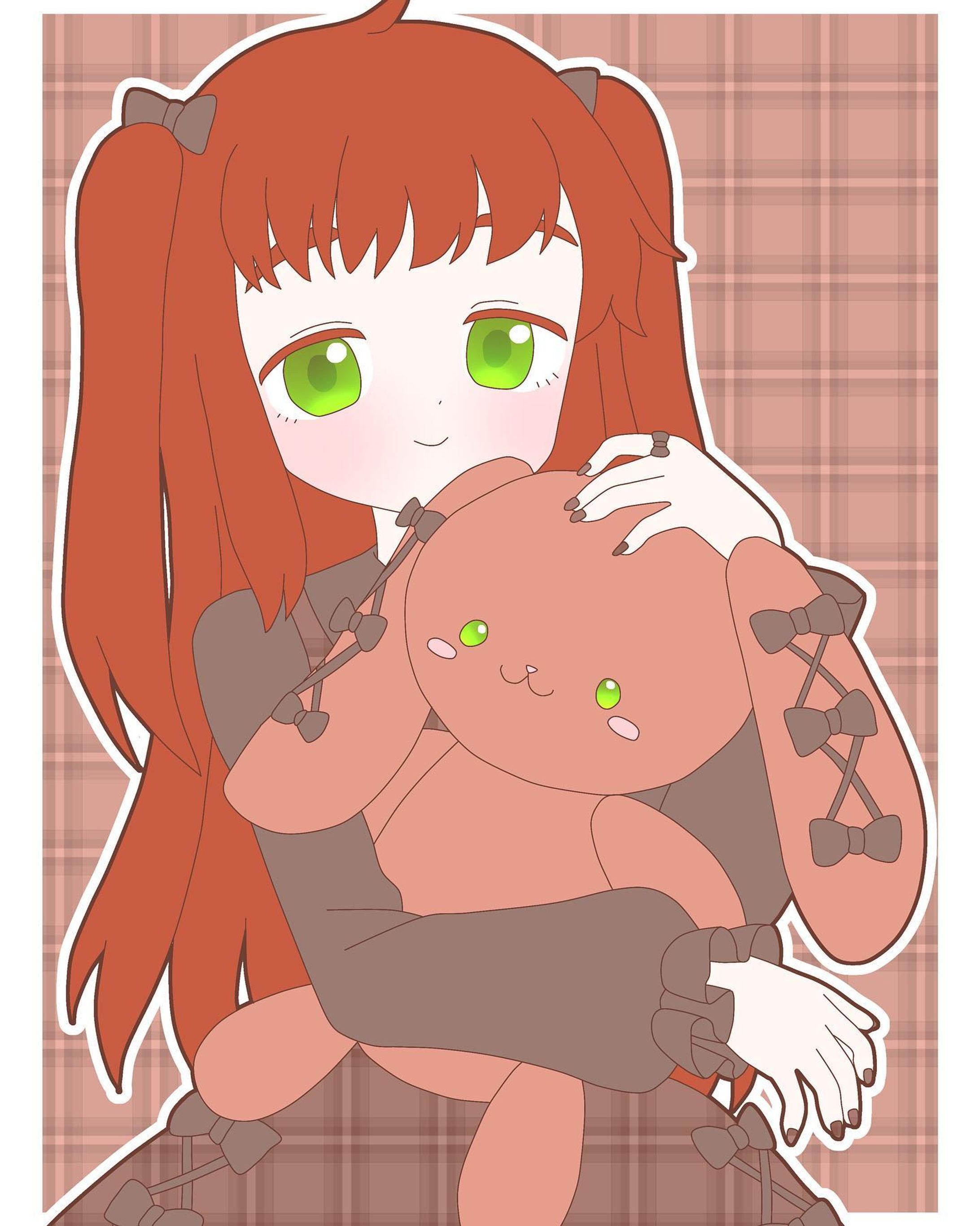 ロップイヤーちゃん🐰
#お絵描き　#イラスト-1