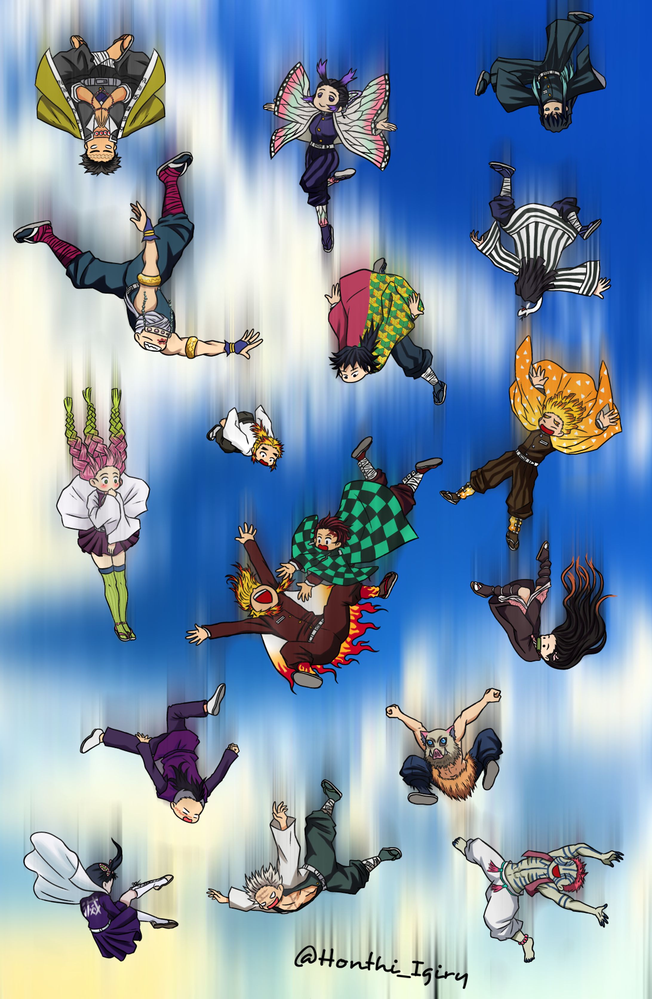 【鬼滅の刃】落ちる-1