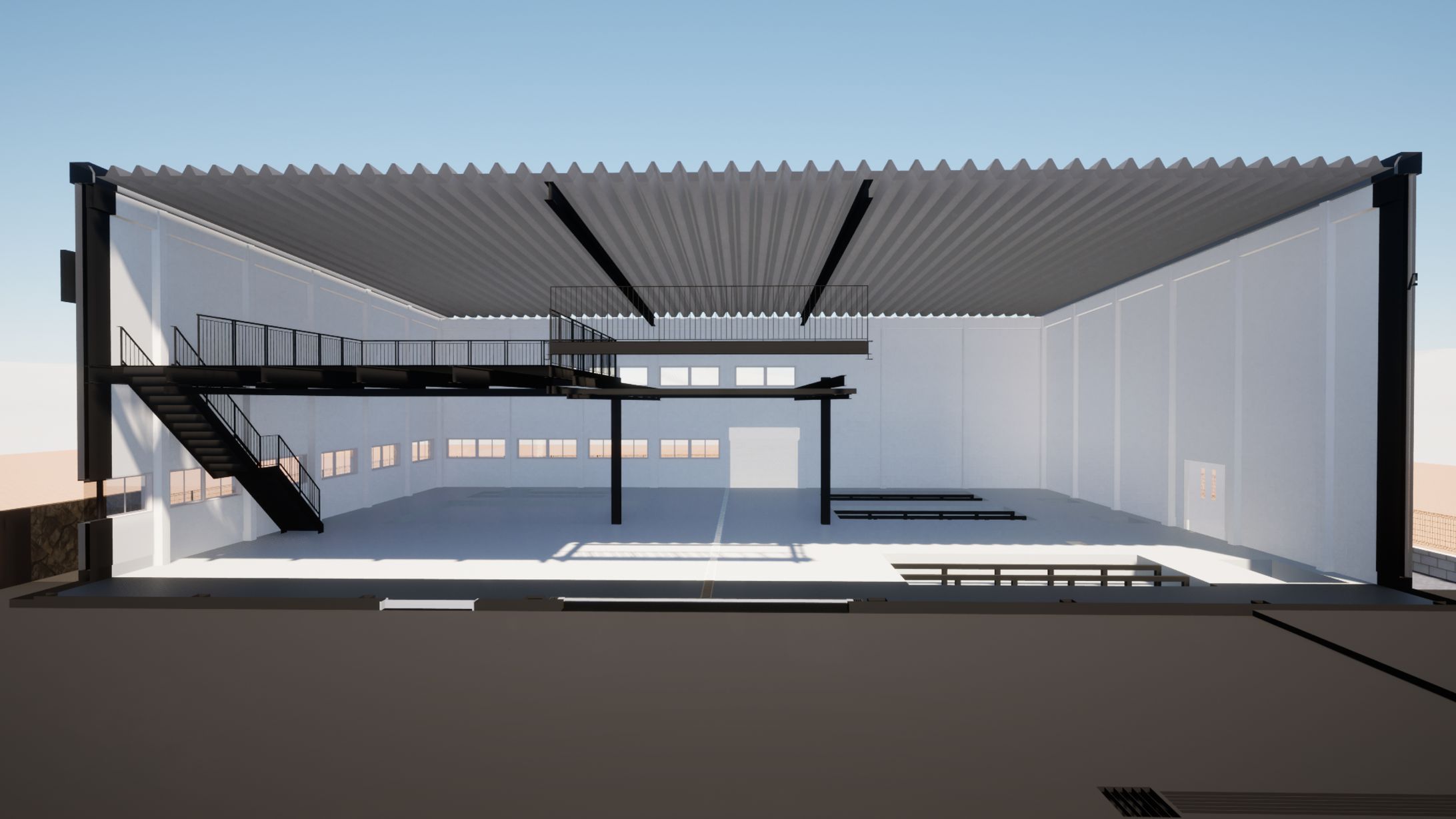 某工場内観パース-1