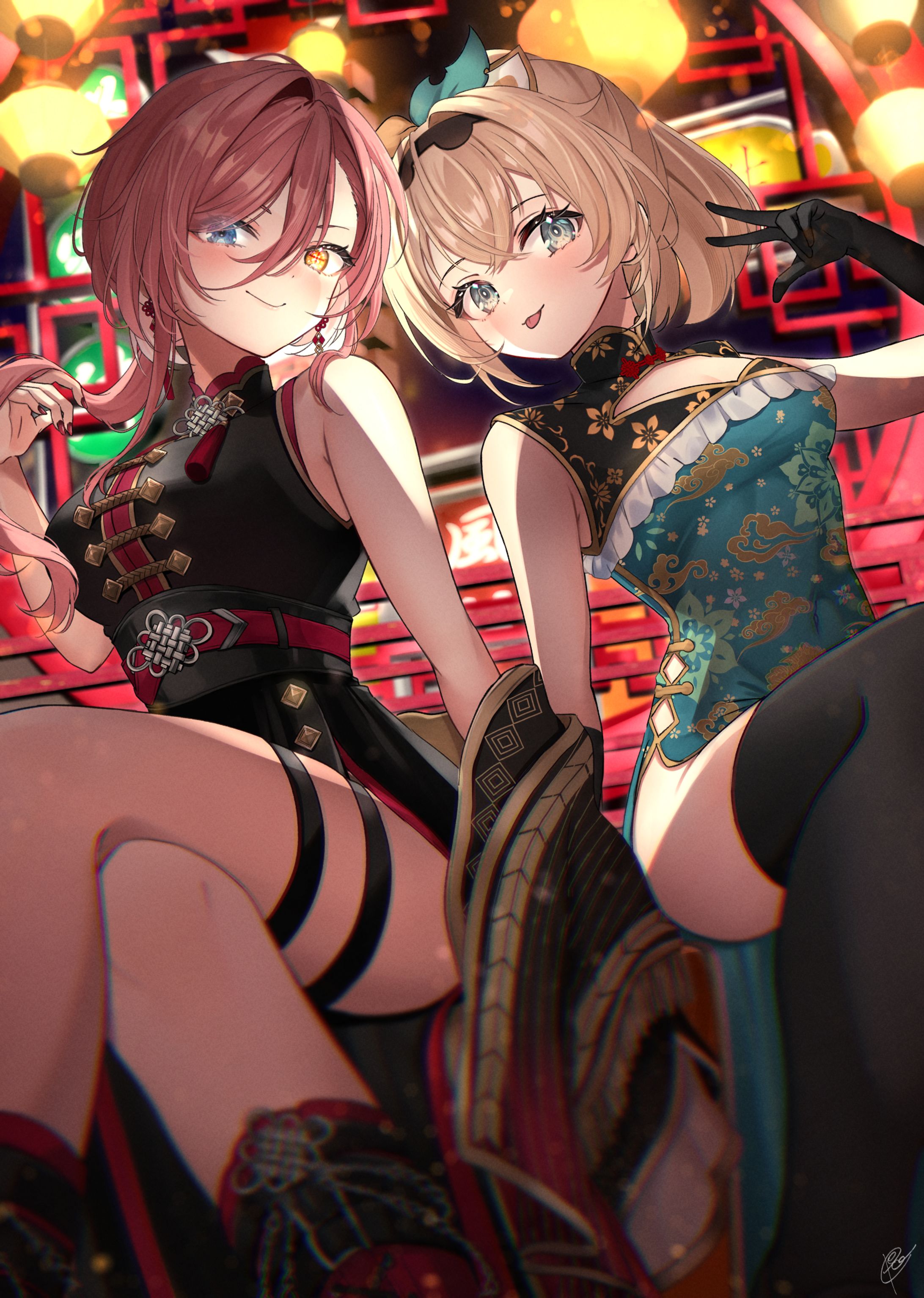 【FA】鷹嶺ルイ様＆風真いろは様　企画寄稿絵-1