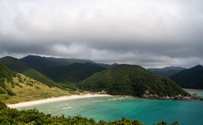 福江島での広報用写真の撮影