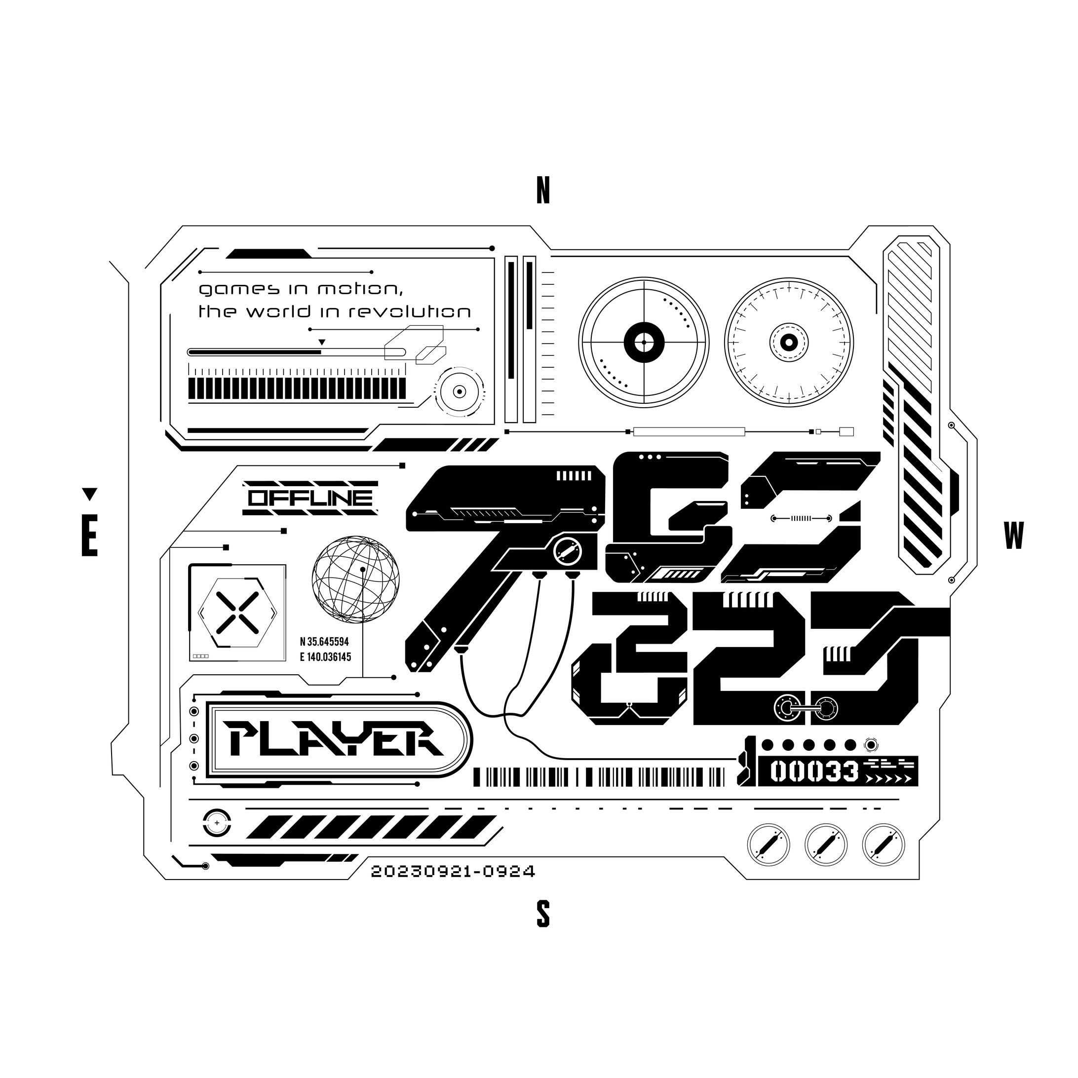 TGS2023 Official T-shirts デザイン-1