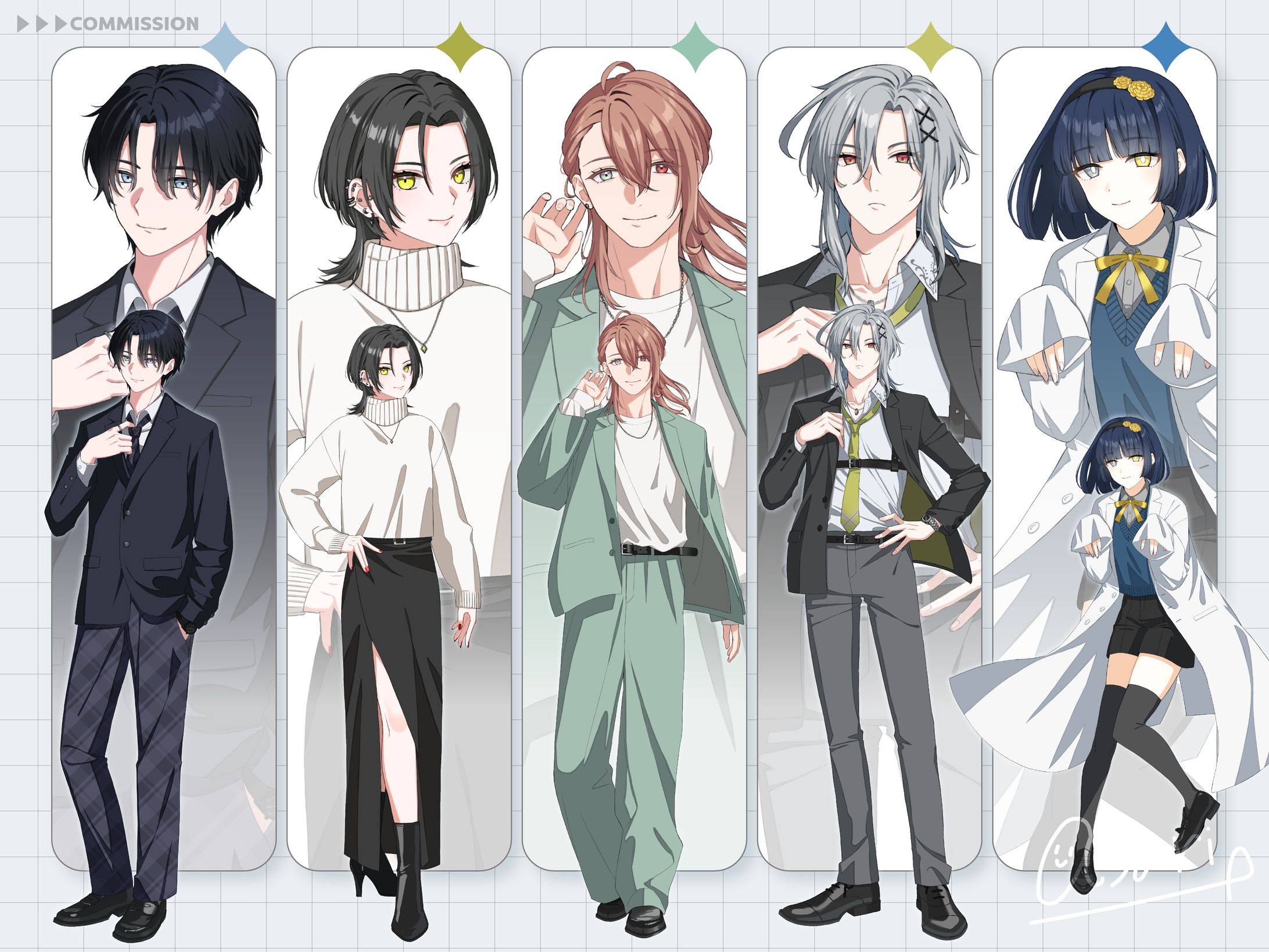 TRPGキャラクターイラスト制作-1