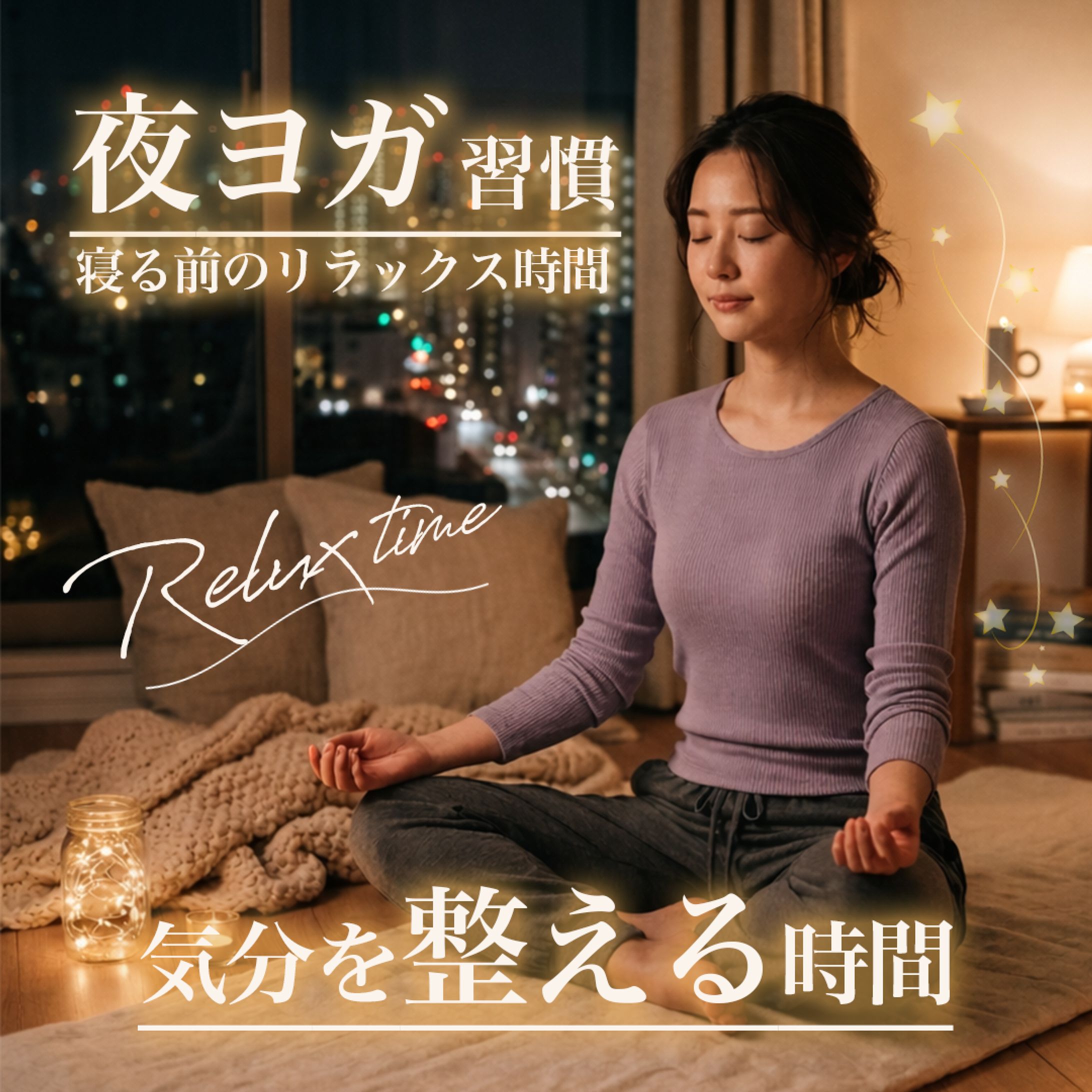 SAMPLE 【夜ヨガバナー】 Instagram用-1