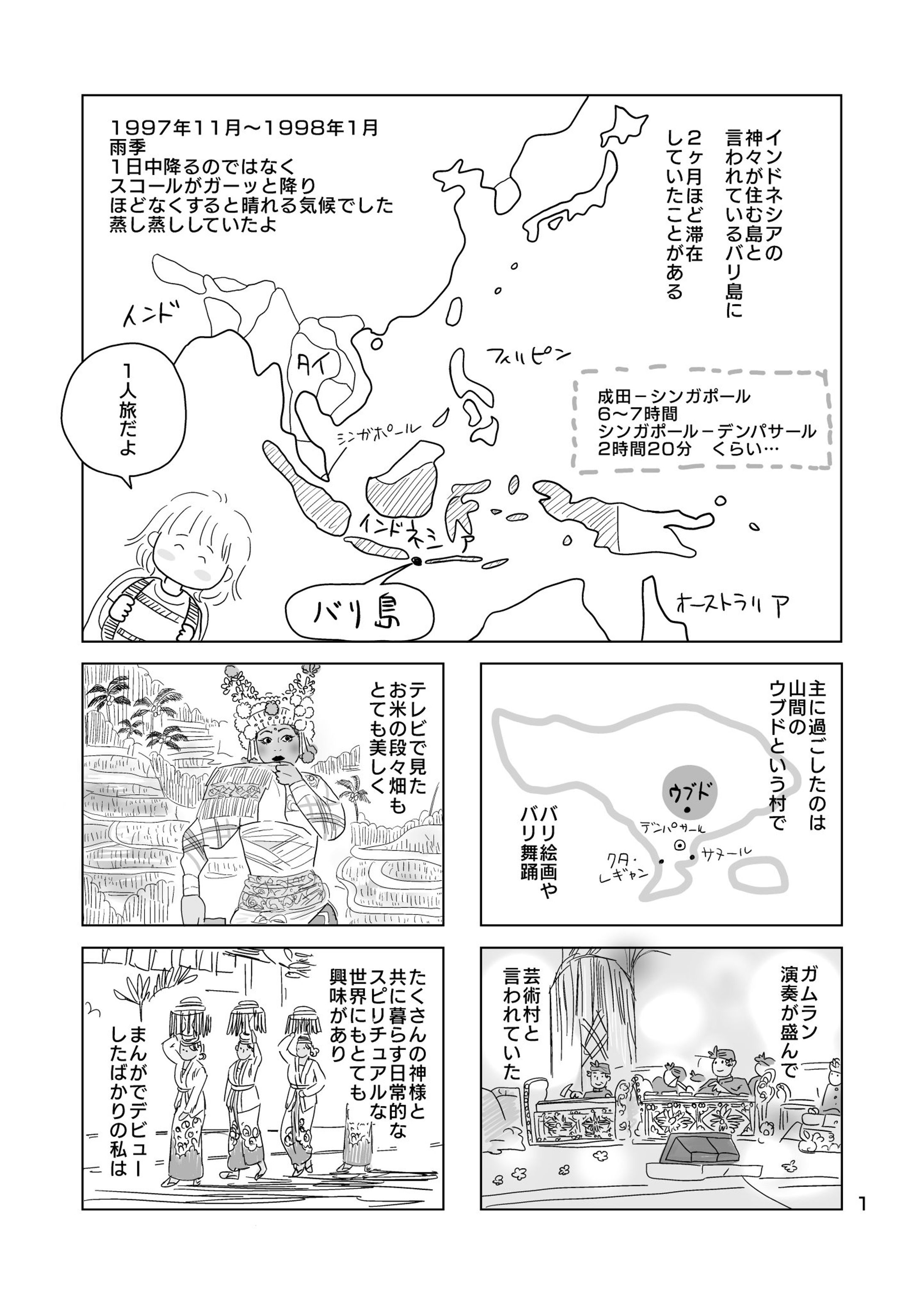 初めての海外1人旅　バリ島に2ヶ月滞在日記-1