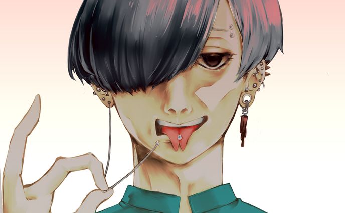 創作ピアスくん