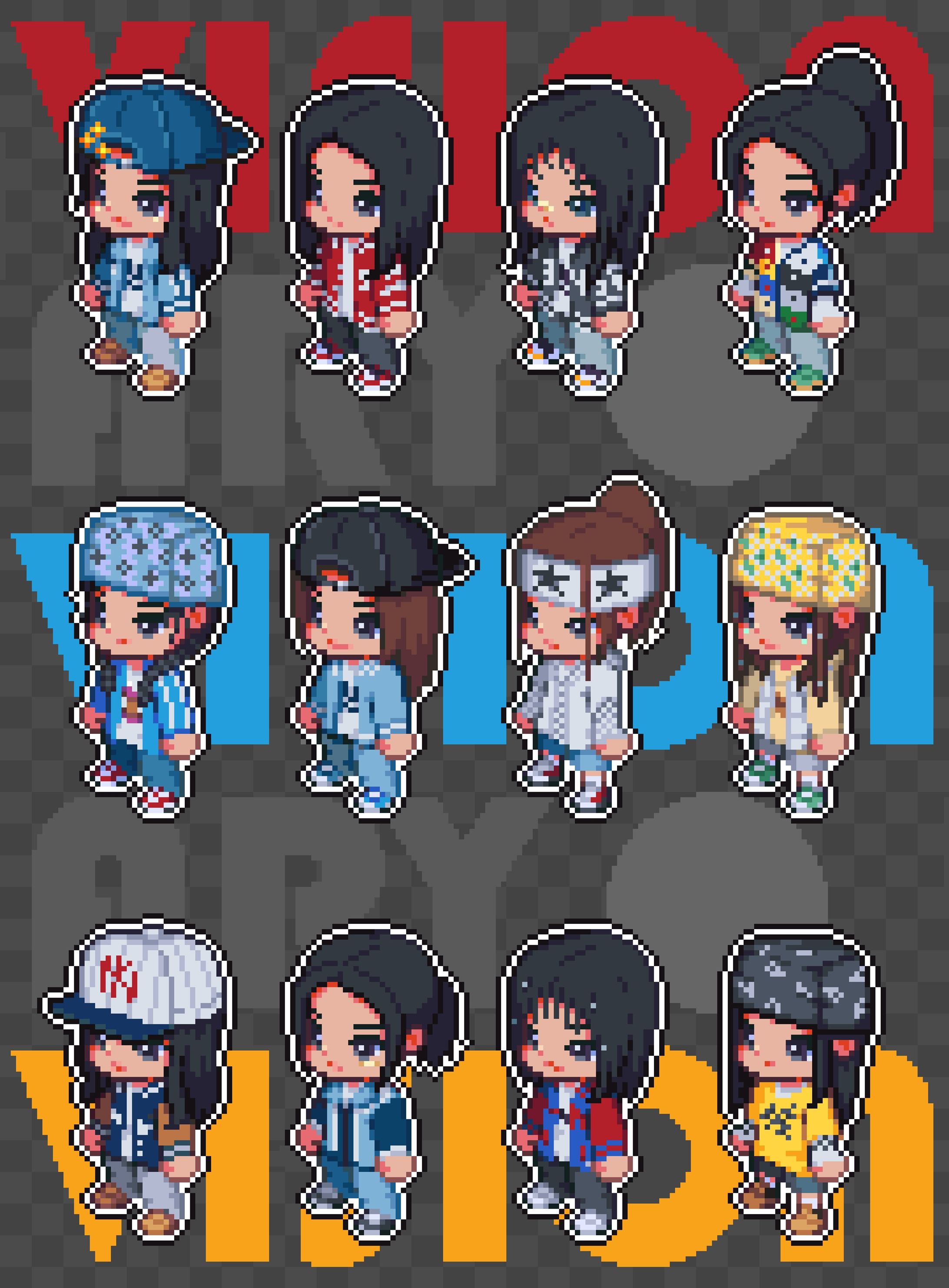 FanArt | tripleS - Visionary Vision (Chibis)-1