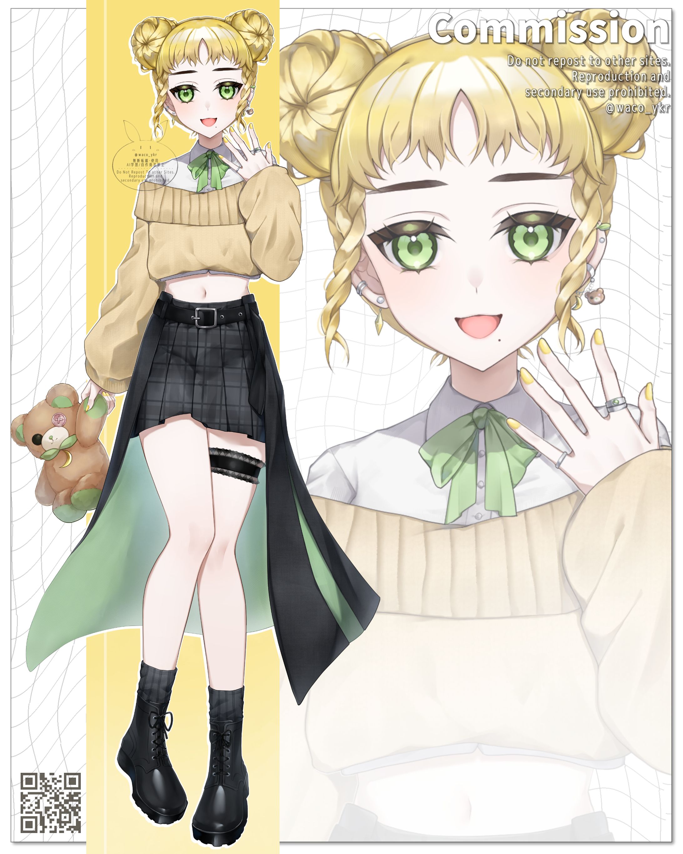 実績公開￤立ち絵/衣装デザイン③-1