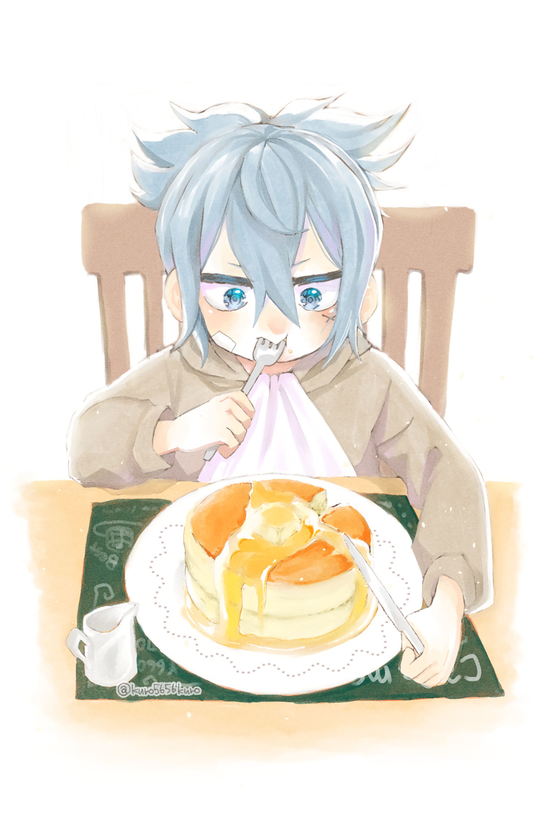ホットケーキを食す推し-1