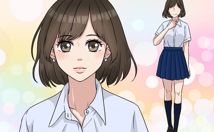 漫画イラストサンプル（ラフ・線画あり）