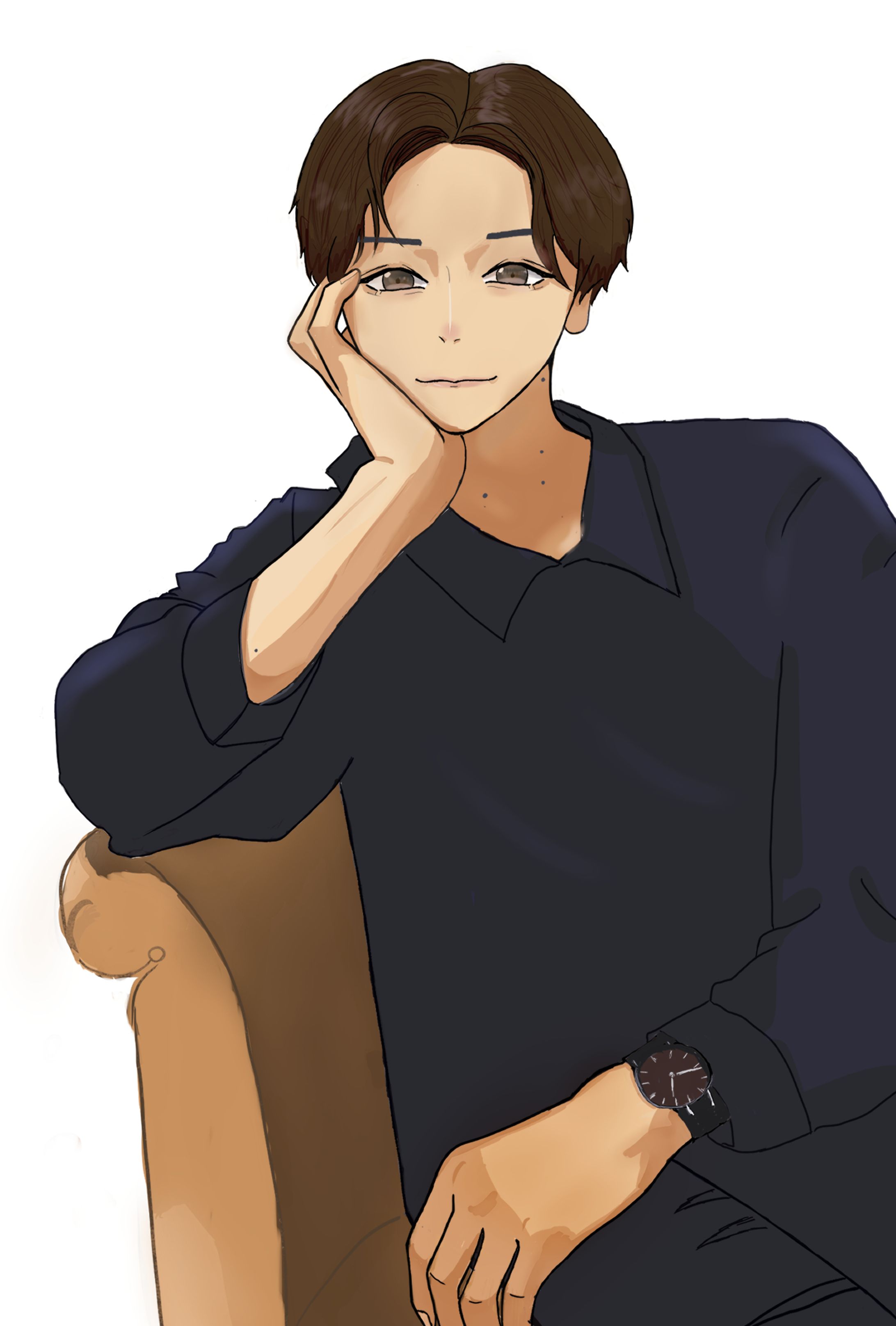 写真をイラスト化-1