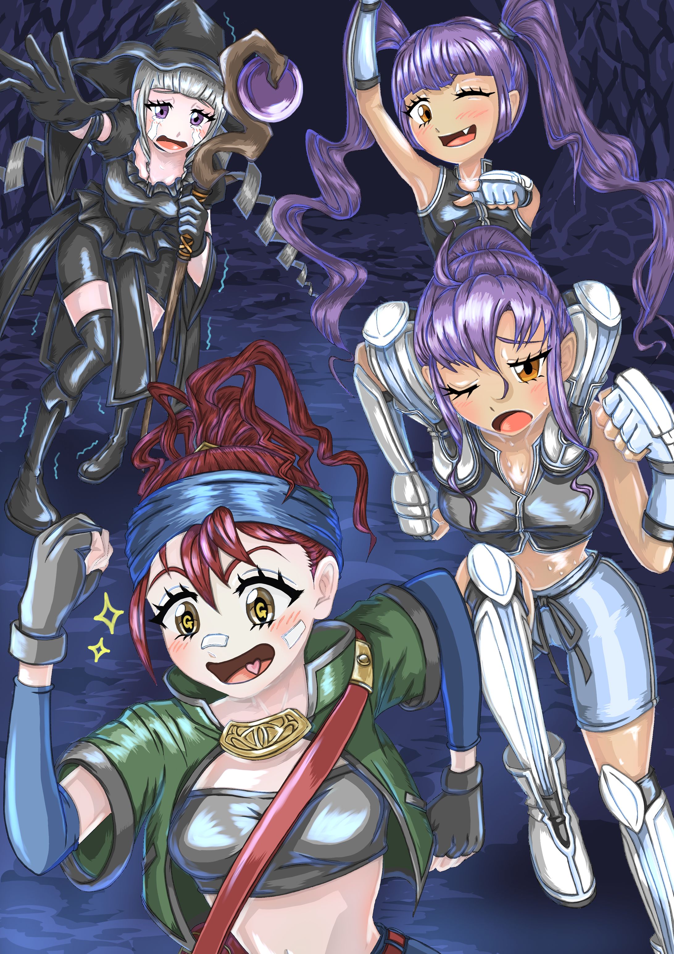 一次創作の娘達にパーティ組ませてみた-1