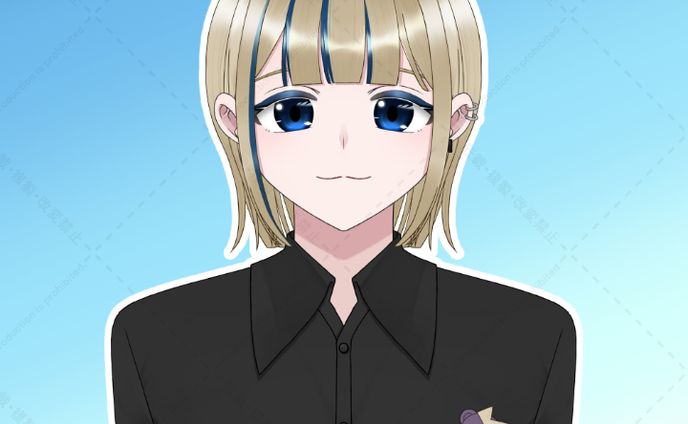 Live2Dパーツ分けイラスト