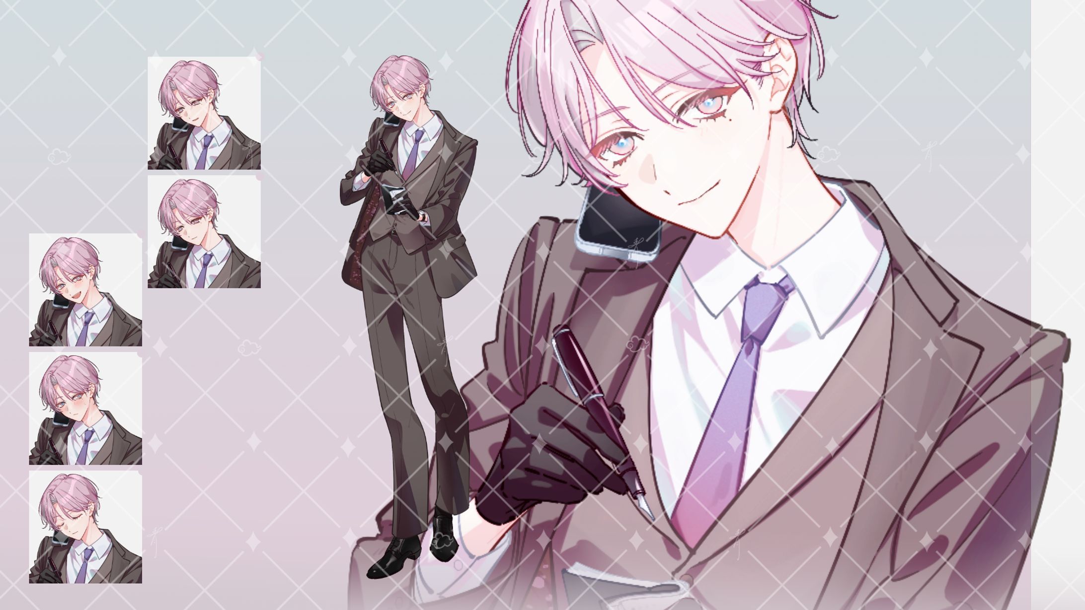 【仕事絵】TRPG用全身立ち絵-1