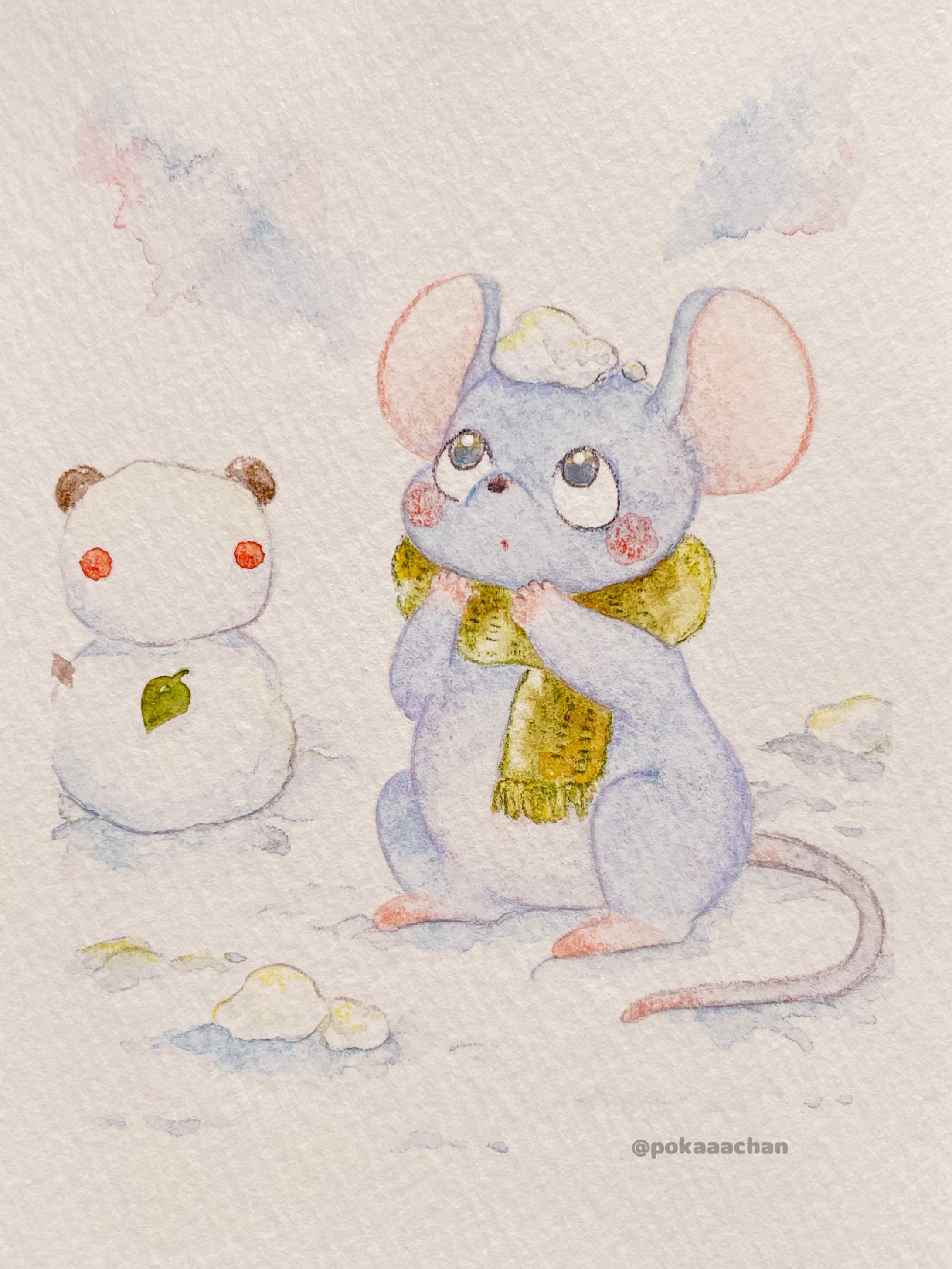 drawing ねずみくん-1