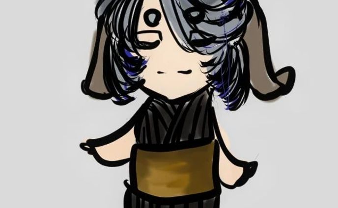 20220214.#バースセイバー　711号室のおちびさん手癖らくがき。バレンタインっぽいランちゃとの組み合わせで15分くらいぼつりっぱなしだったのは此処だけの秘密です。 #ごりごりごりっと芯減らし訓練 #originalcharacter　#ARTISULd16pro #clipstudiopaintpro #一次創作 
#amateurillustration #digitalillustration