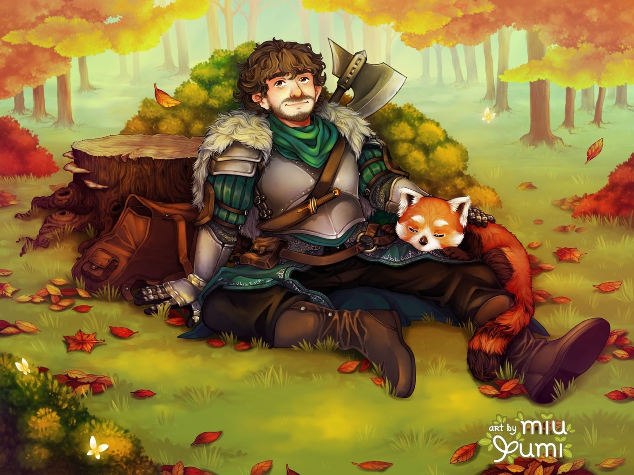 Big D&D Commission for Delarac I made earlier this year! 🍂💚

I'm not the best with backgrounds but I tried my best uwu

Remember that all my comms have a 25% discount until december 25th! ✨

#ranger #redpanda #rangeranimalcompanion #woodscene #dnd #dungeonsanddragons #dndcharacter #dungeonsanddragonsfanart #dndfanart #dndart #dnddrawing #dndcharacterart #dndcharacterdesign #dnddigitalart #dungeonsanddragonscharacter #dndoc #dungeonsanddragonsoc #dndoc #digitaldrawing #digitalillustration #digitalartwork #digitalart #characterdesign #commissionsareopen #commissionsopen-1