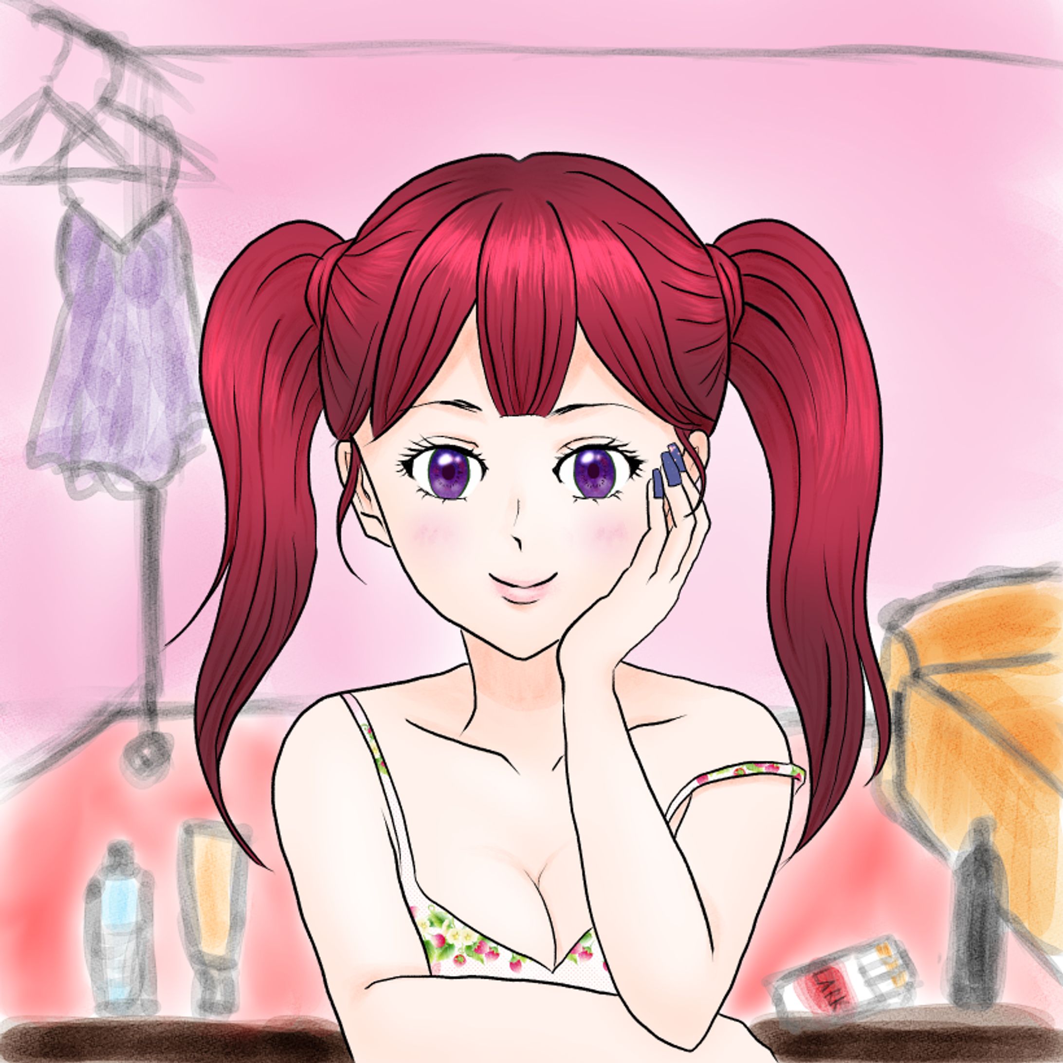 ライブ前、待合室の地下アイドル-1