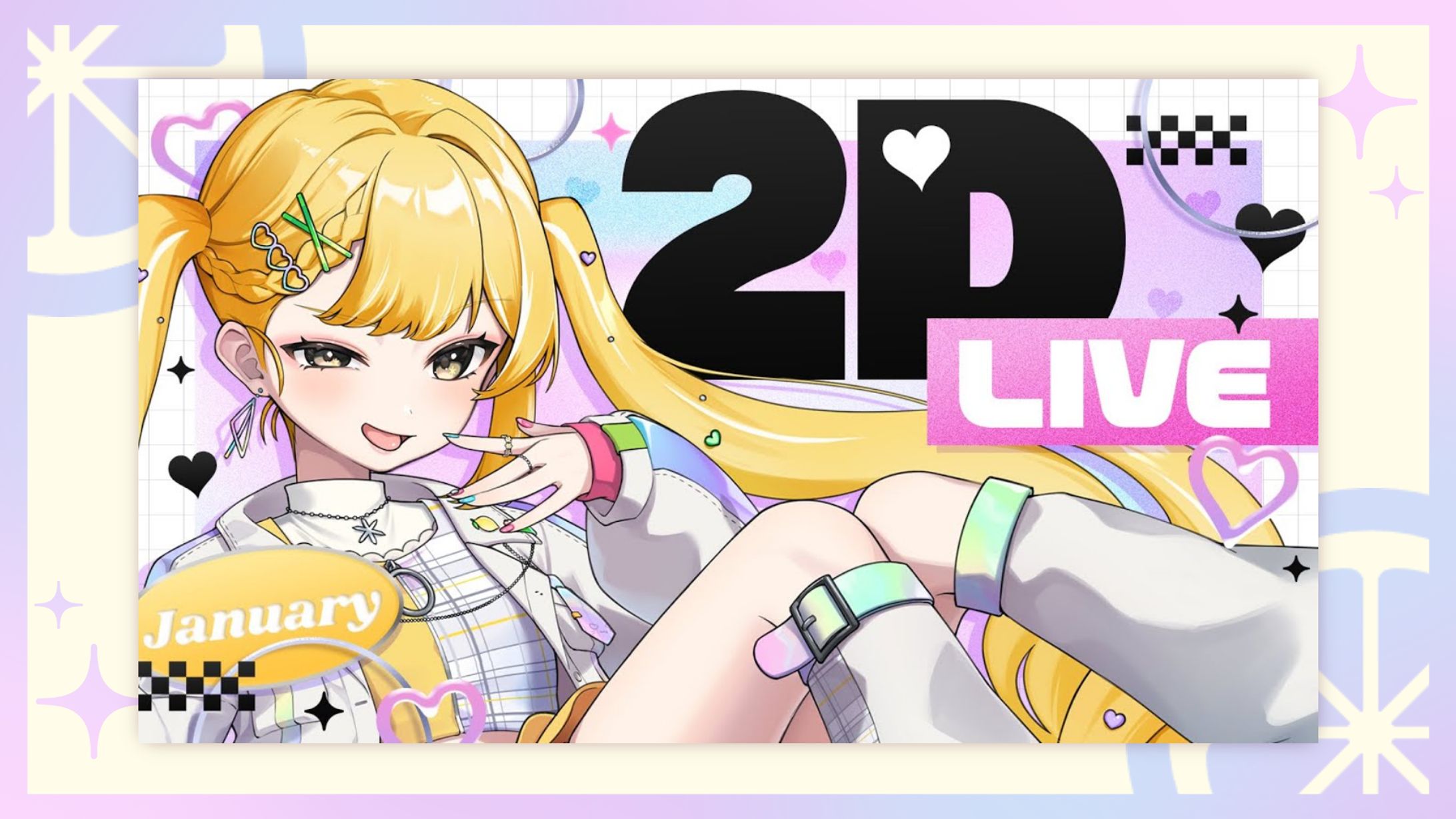 2Dライブサムネイル / 黄白レモ-1