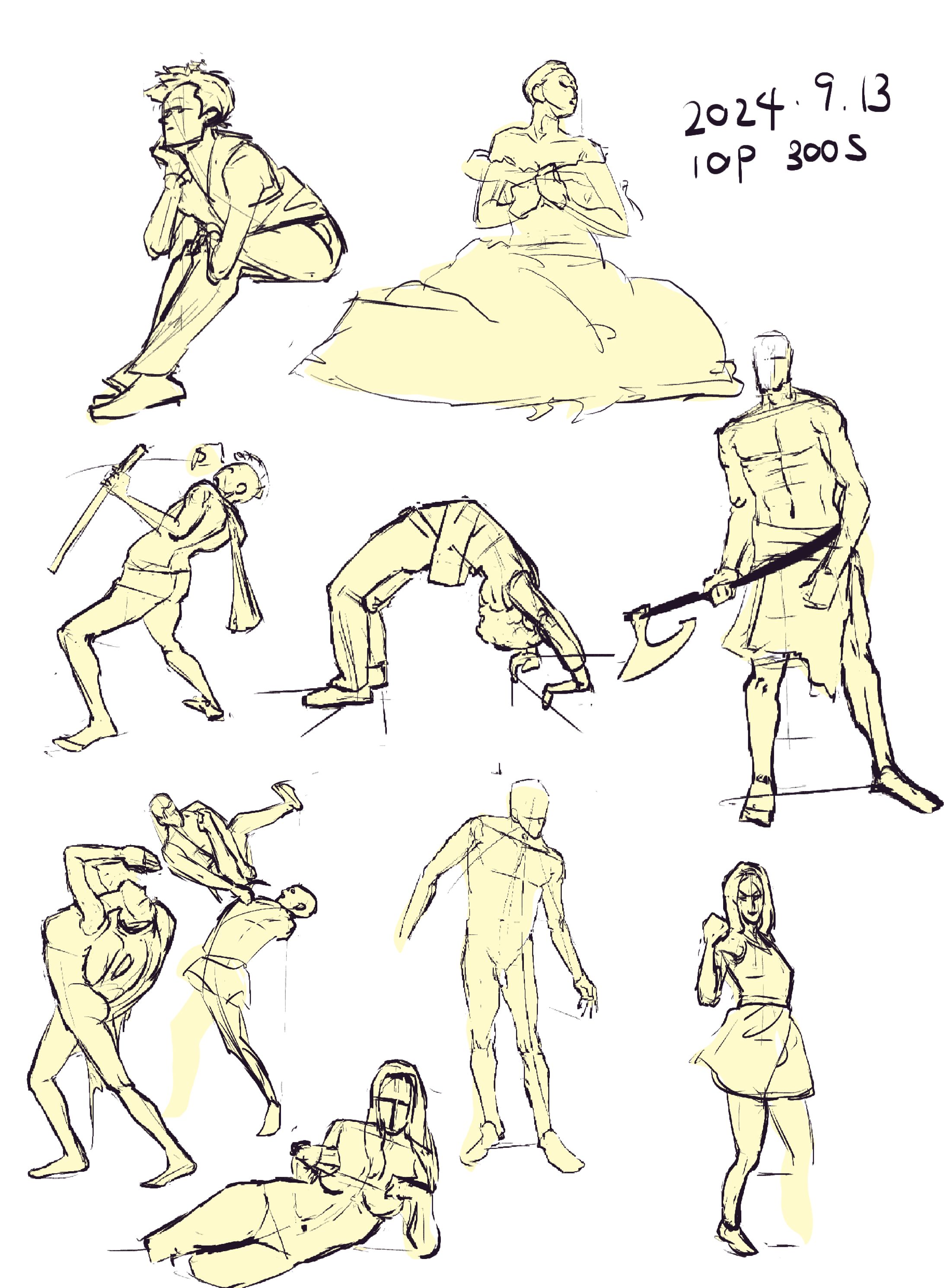 5分クロッキー-1